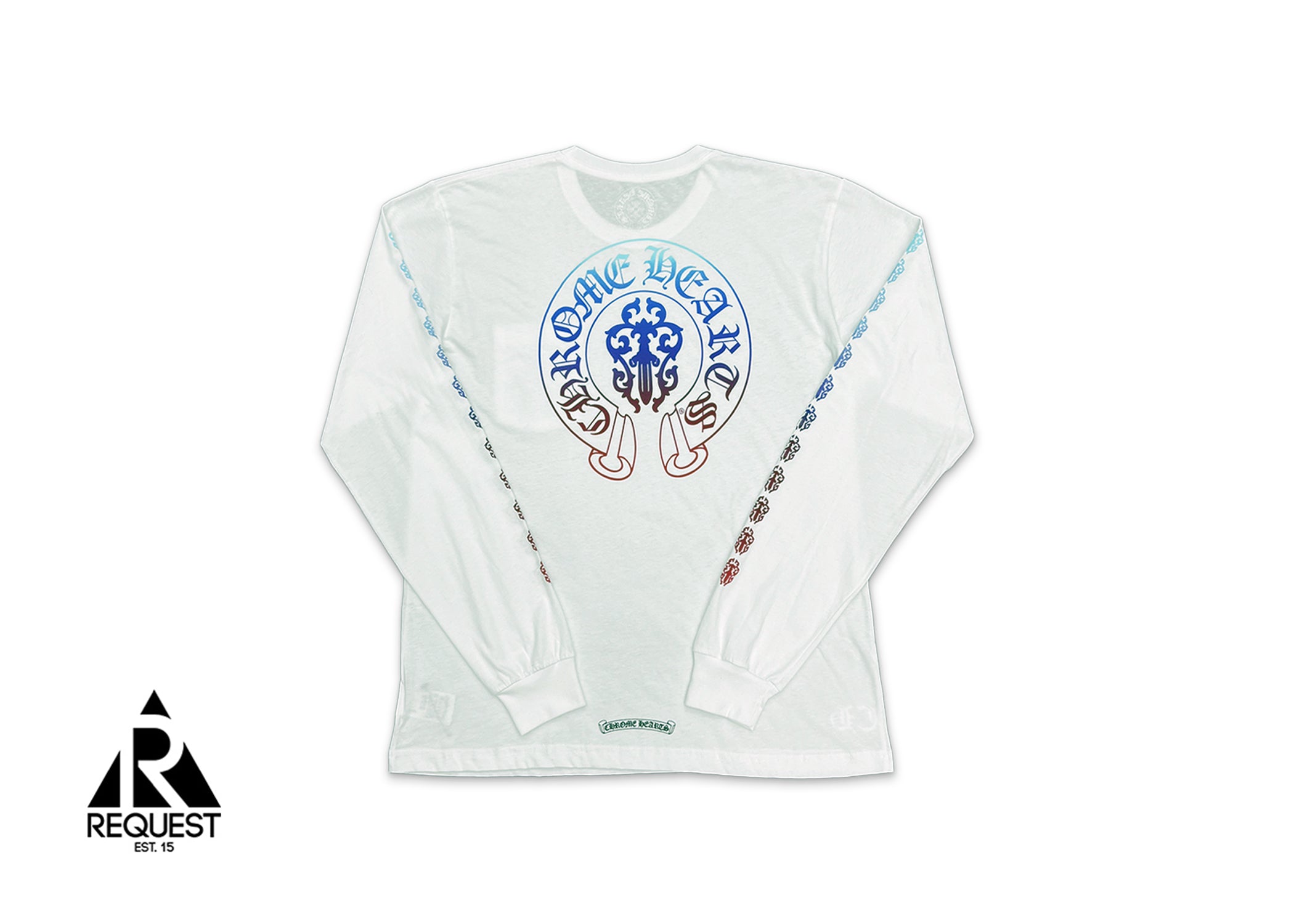 Chrome Hearts, Multicolor Dagger L/S Tee "White"