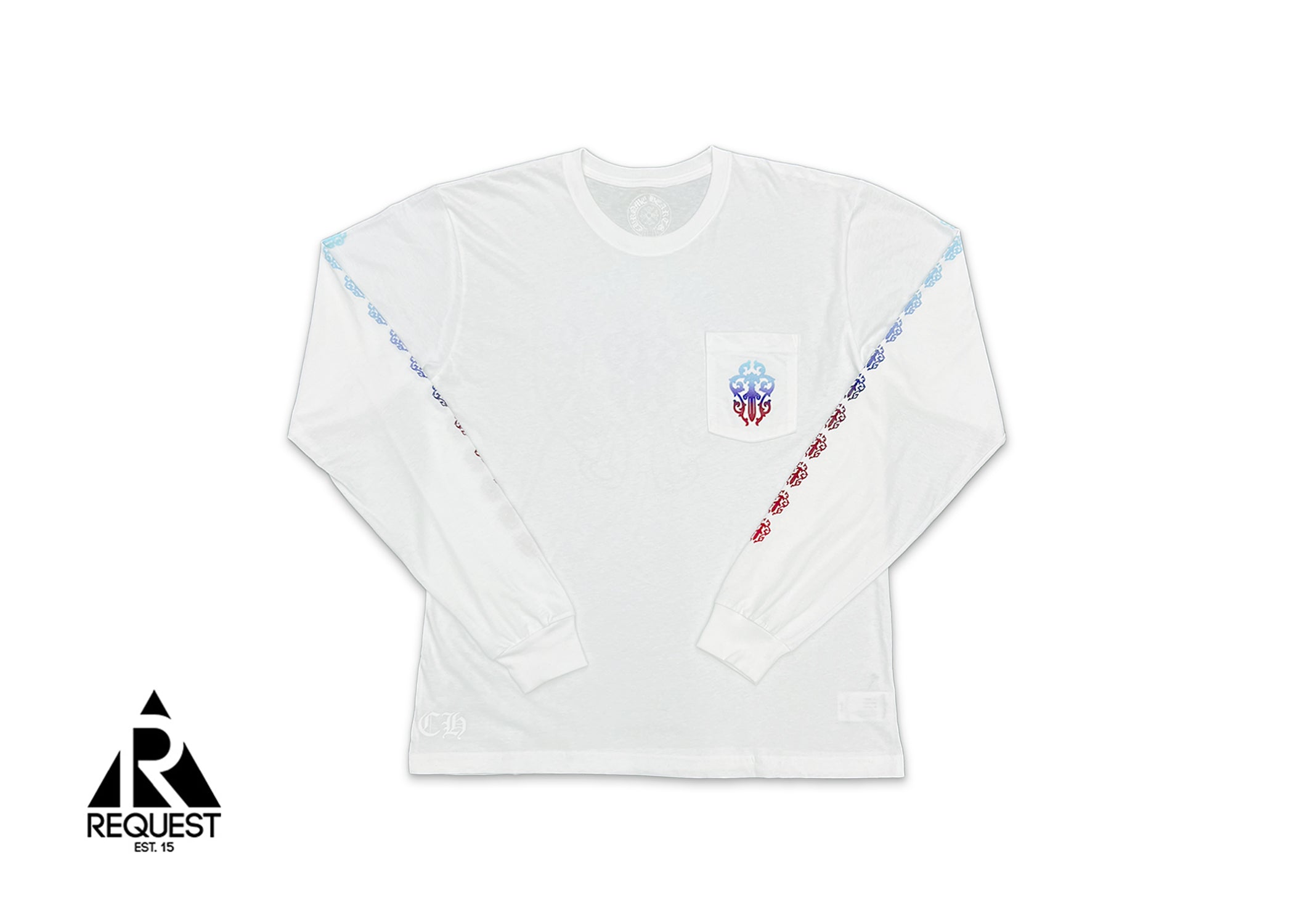 Chrome Hearts, Multicolor Dagger L/S Tee "White"