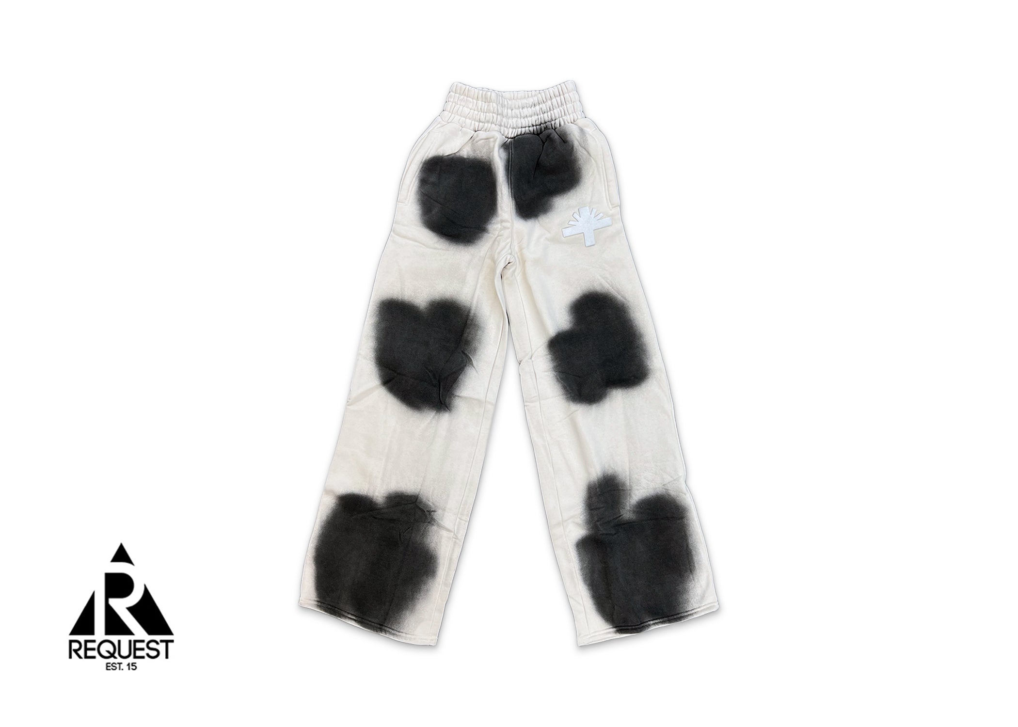 Vertabrae Wide Leg Sweatpants "Spotted"