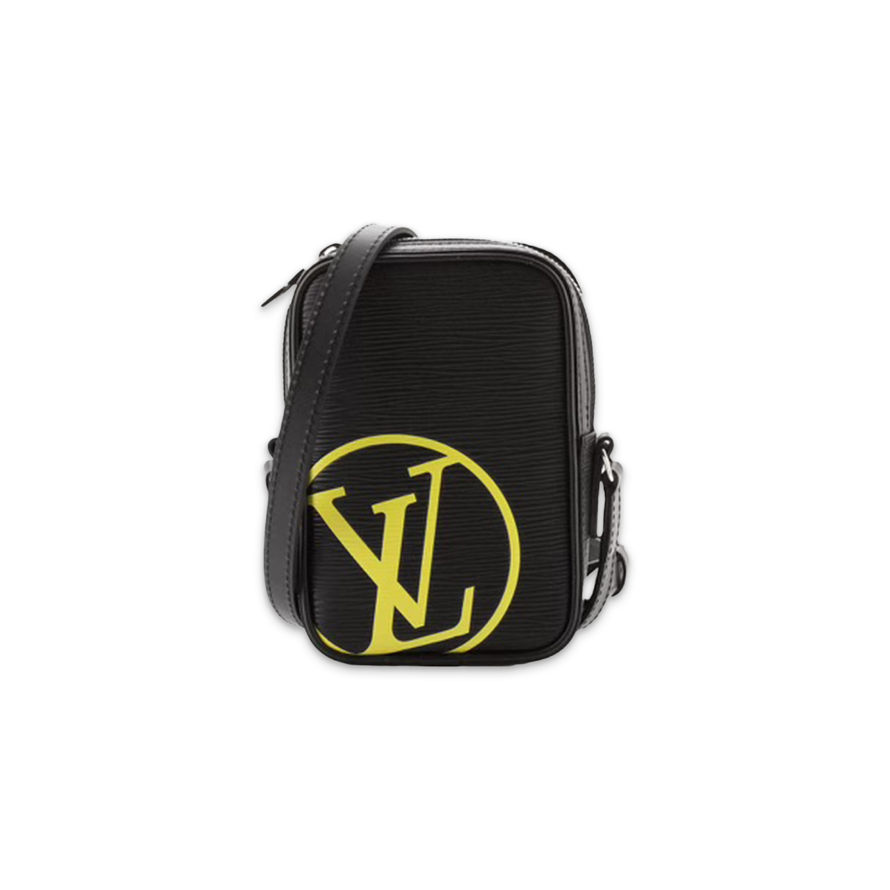 Louis Vuitton, Danube Handbag Initials PM Epi Leather "Black/Yellow"