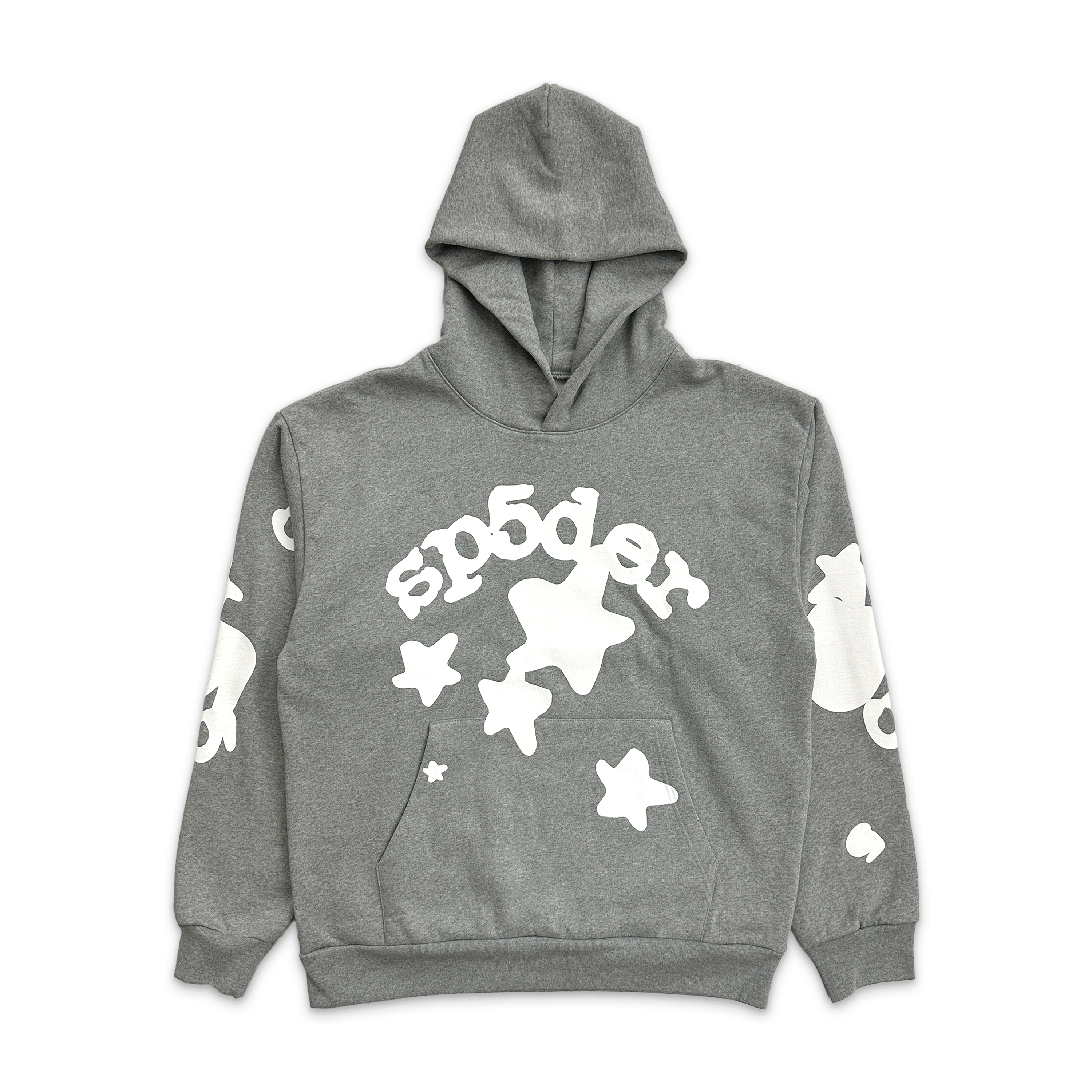 Sp5der, Beluga Hoodie "Dark Heather Grey"