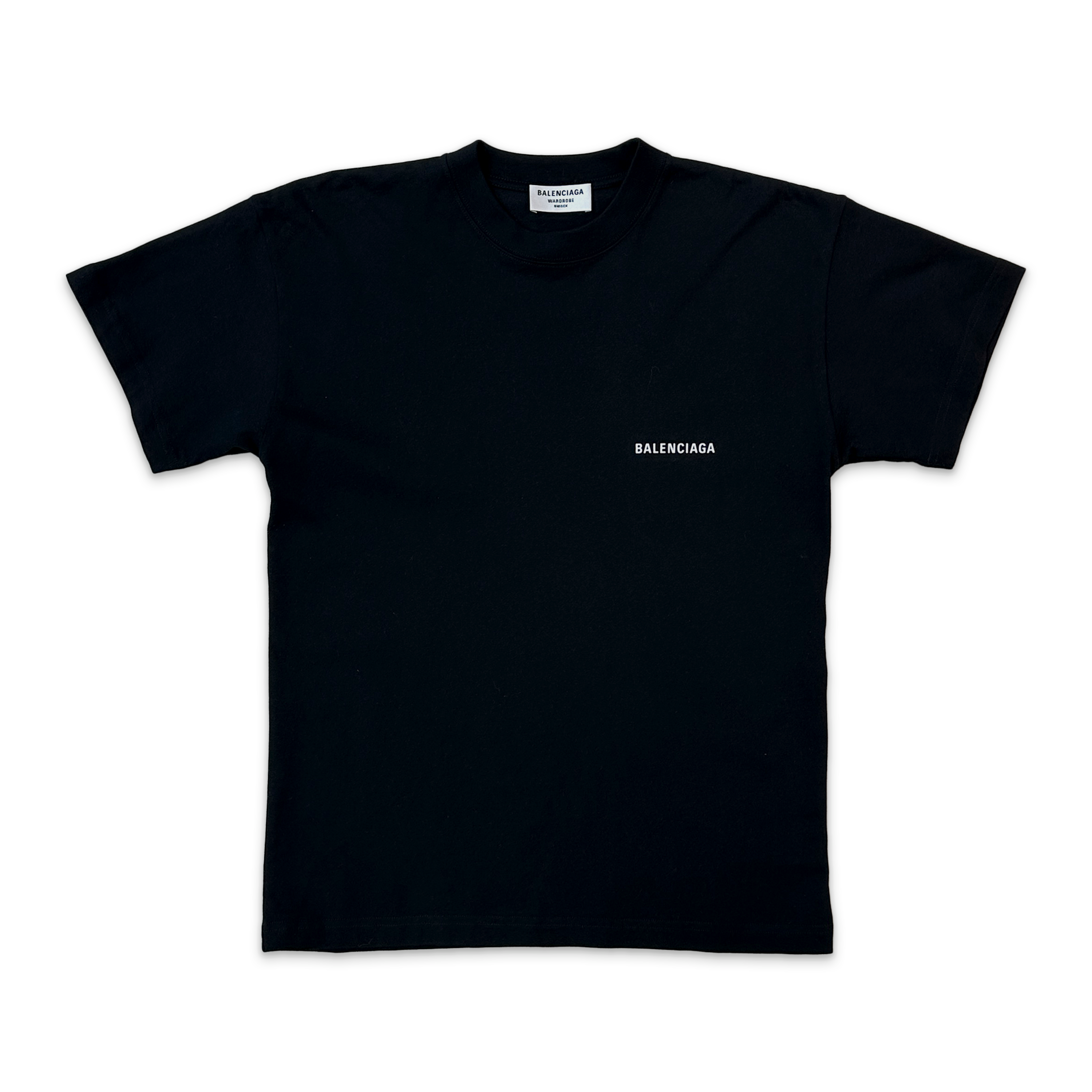 Double Sided Logo Tee "Black/White"