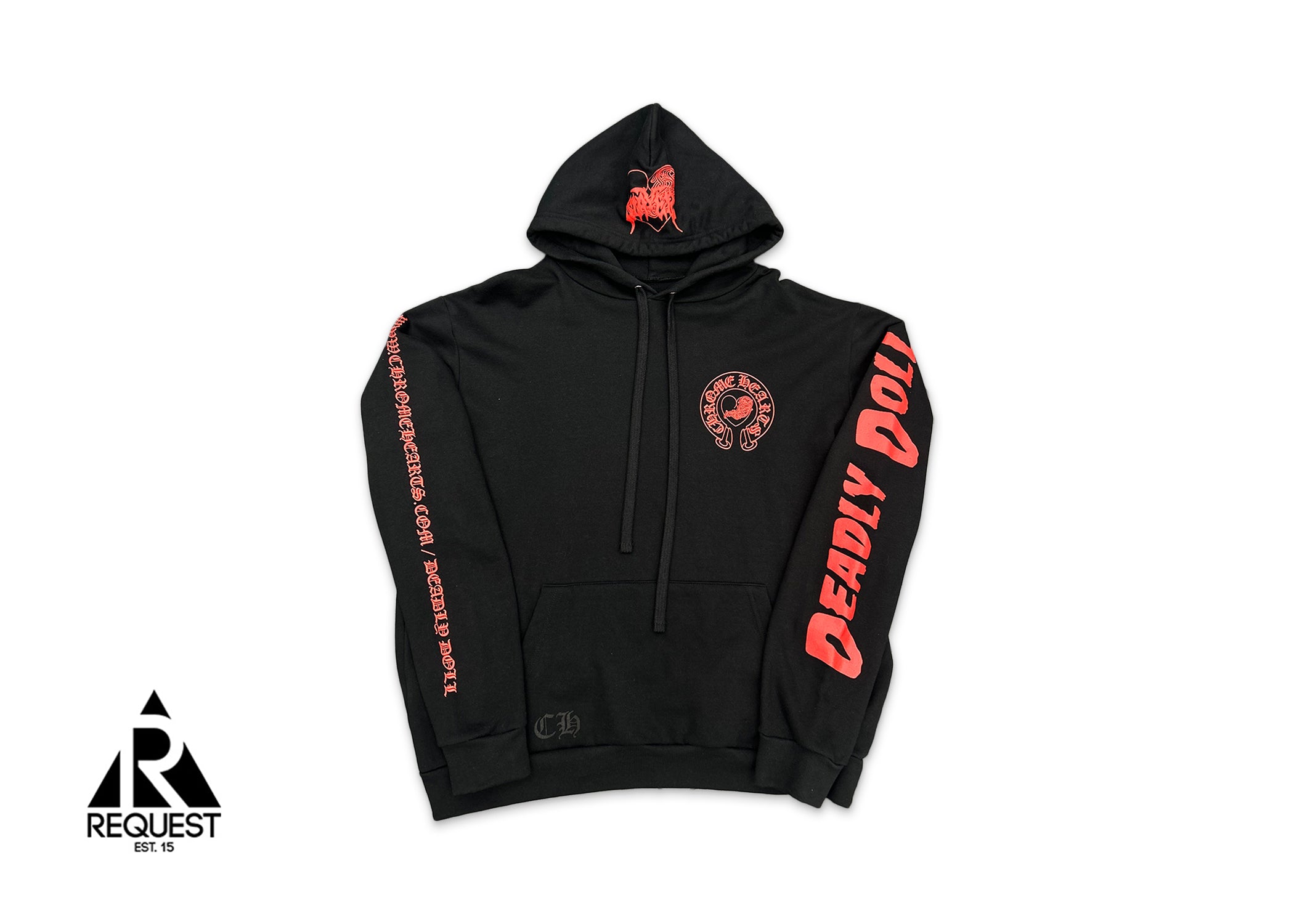 Chrome Hearts Deadly Doll Hoodie "Black"