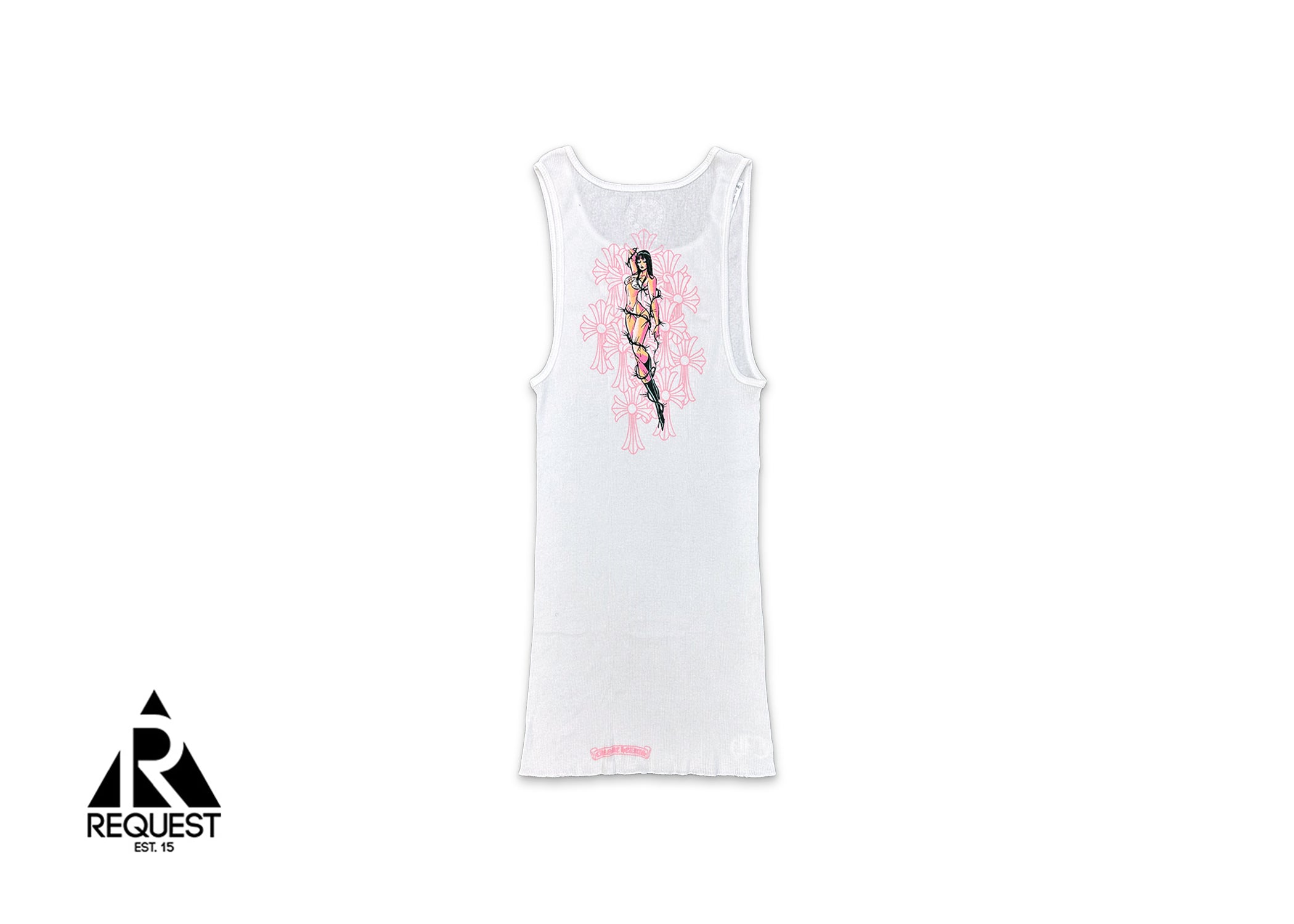 Chrome Hearts, Deadly Doll Rib Tank Top "White"