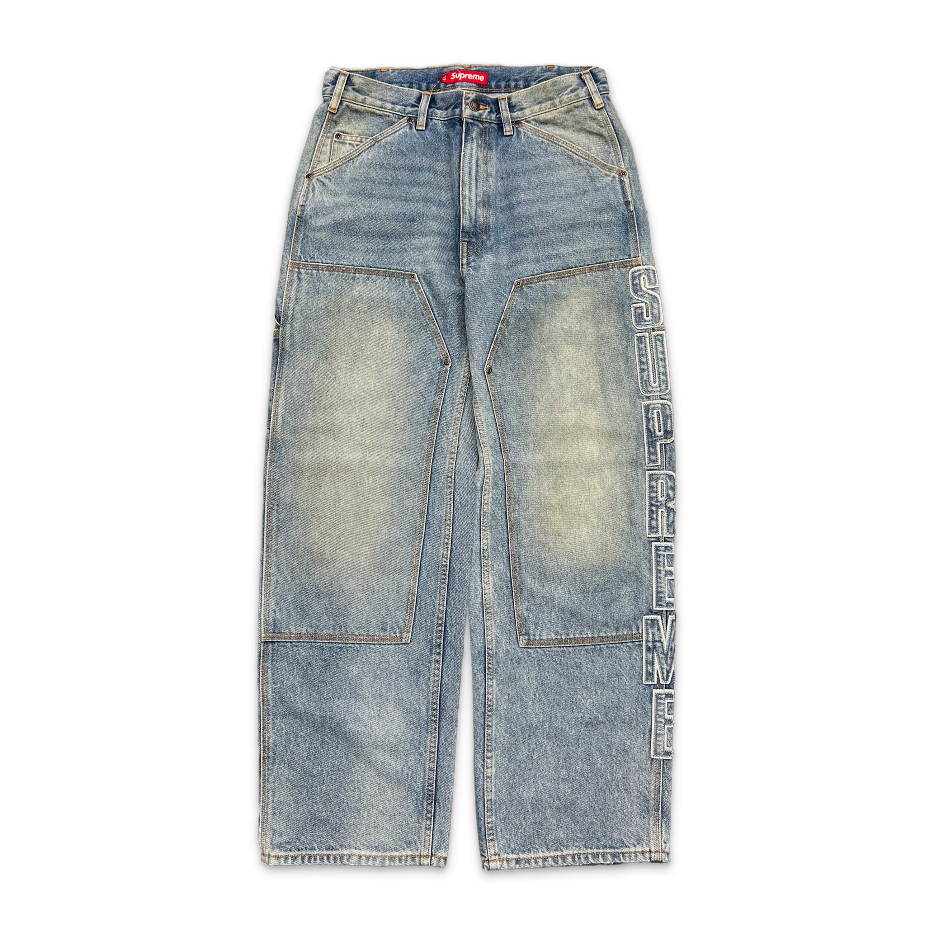 Supreme, Reflective Double Knee Pants FW25 "Denim"