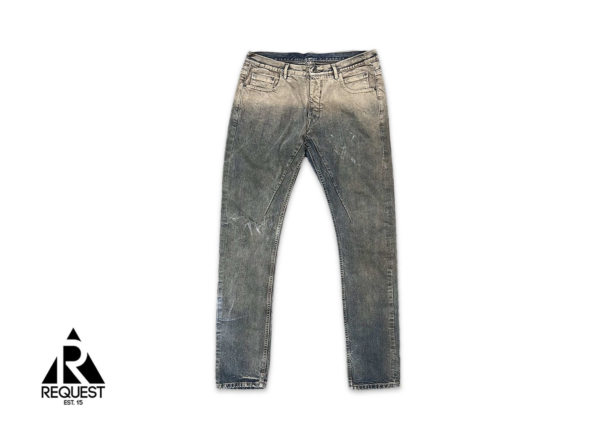 Rick Owens DRKSHDW Detroit Cut Denim "Degrade Hustler Blue"