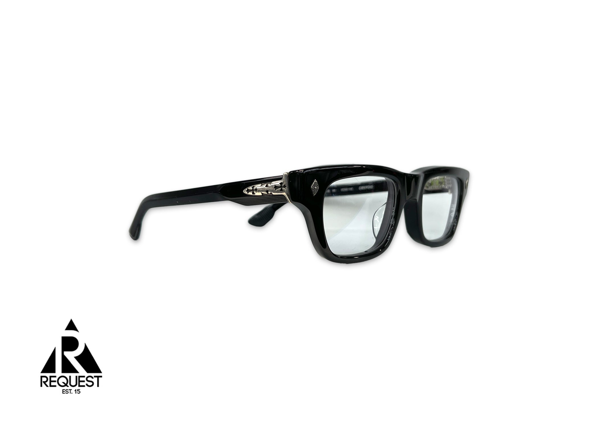 Chrome Hearts, Crypdic Glasses "Black/Silver"