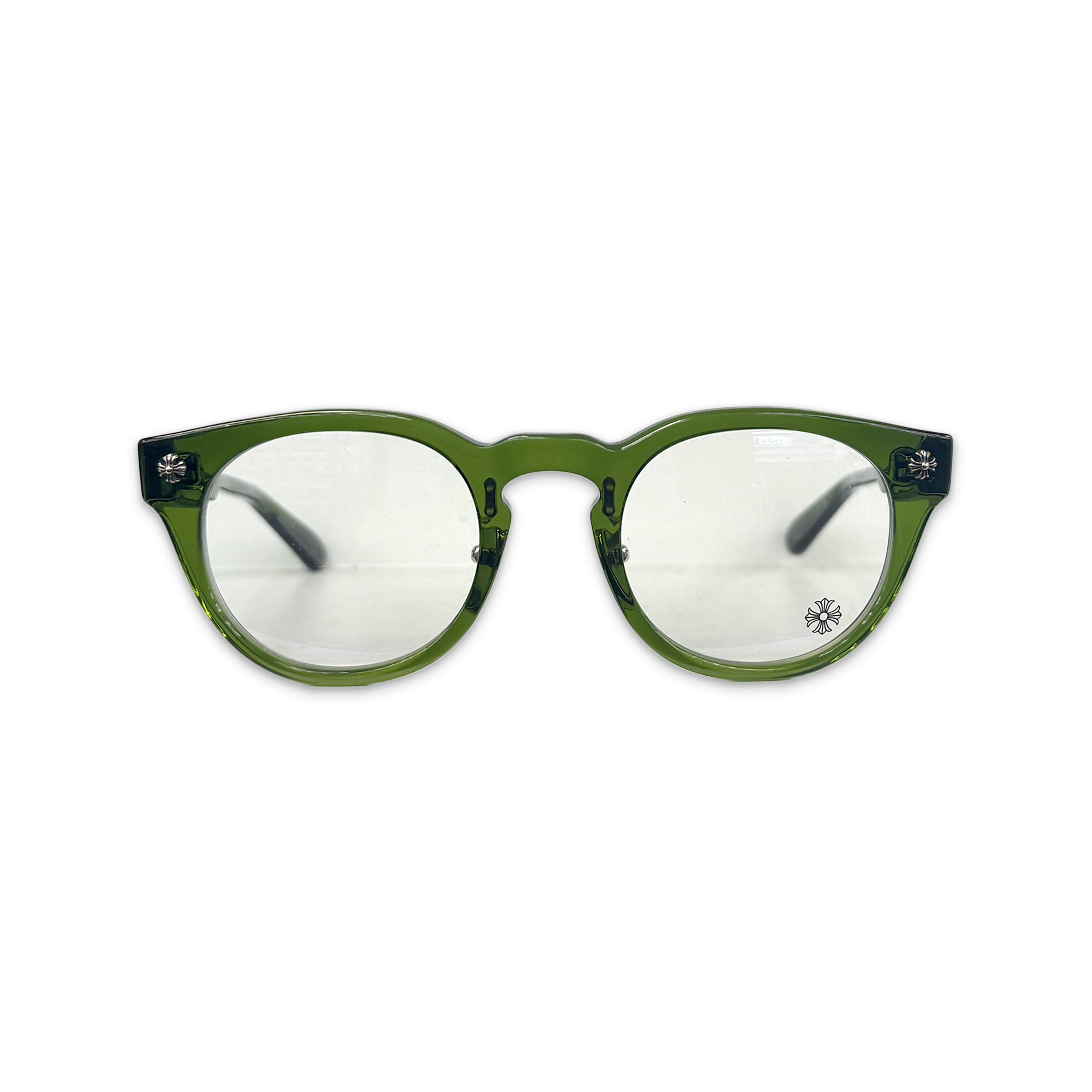 Chrome Hearts, Dingalonglinglong Glasses "Transparent Green/Silver"