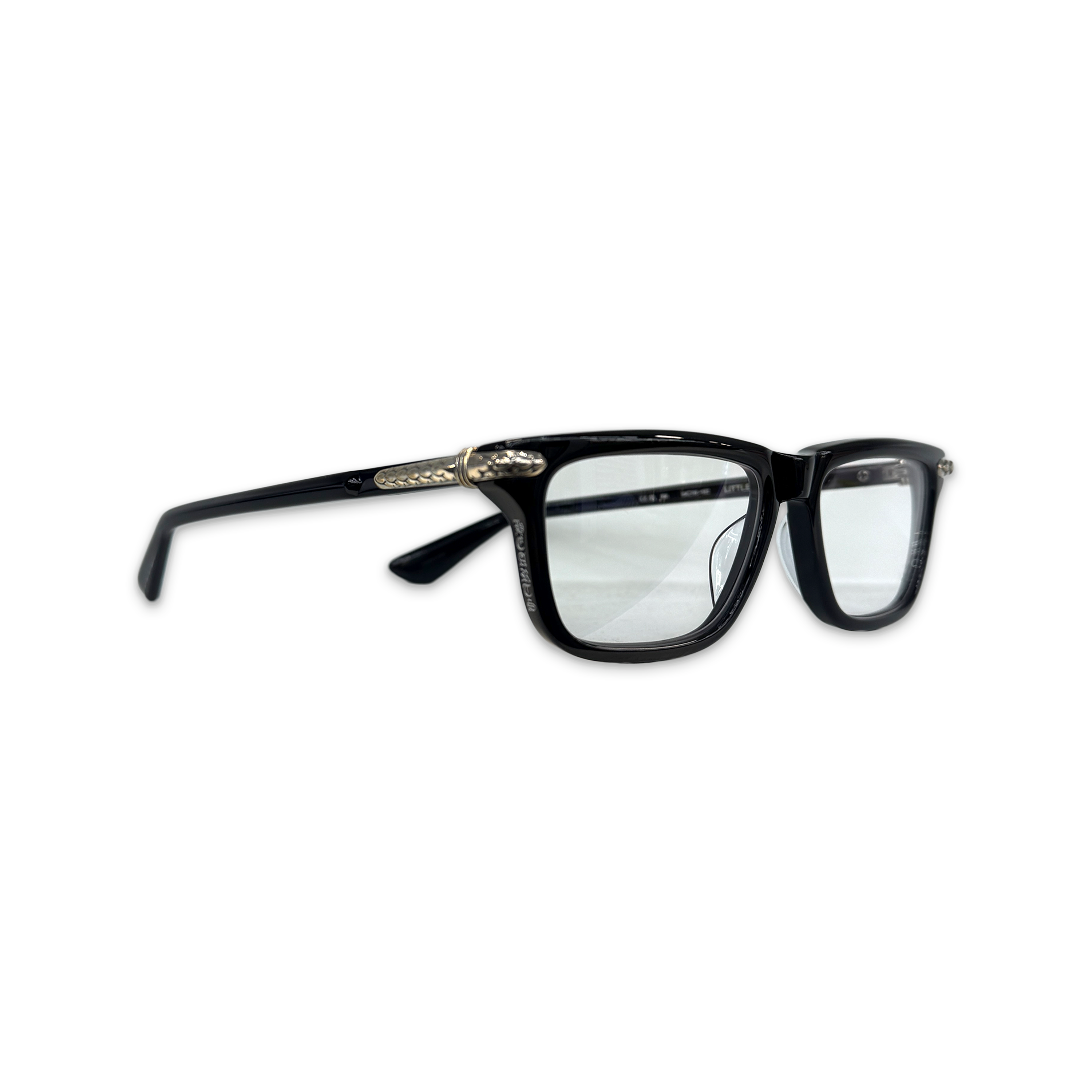 Chrome Hearts, Little Dinger Glasses "Black/Silver"