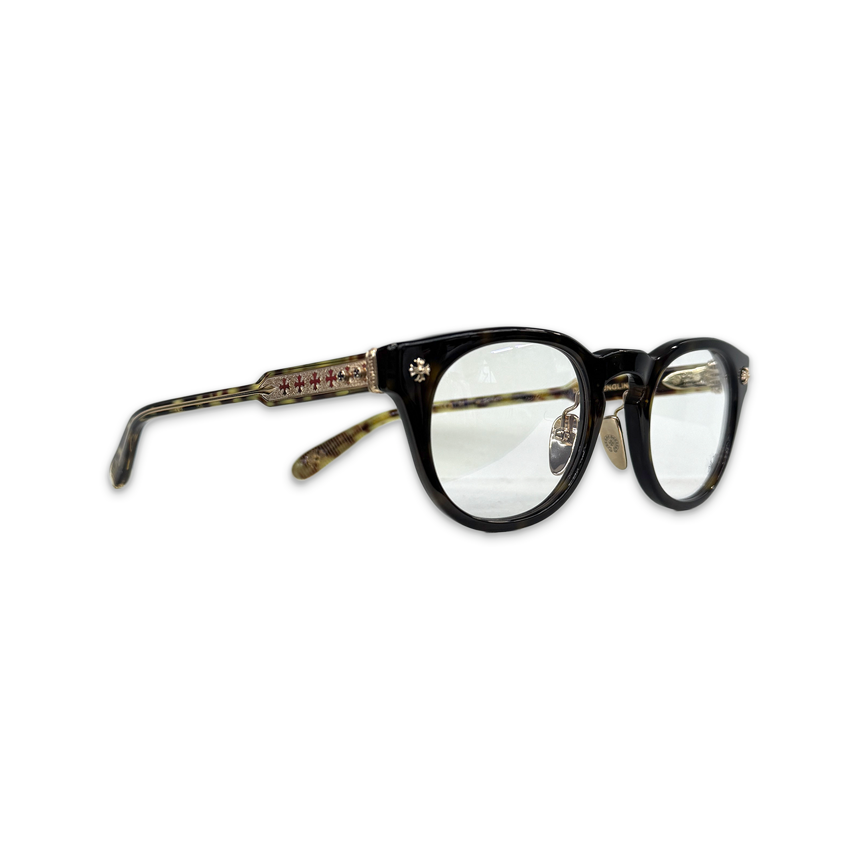 Chrome Hearts, Dingalonglinglong Glasses "Tortoise/Gold"