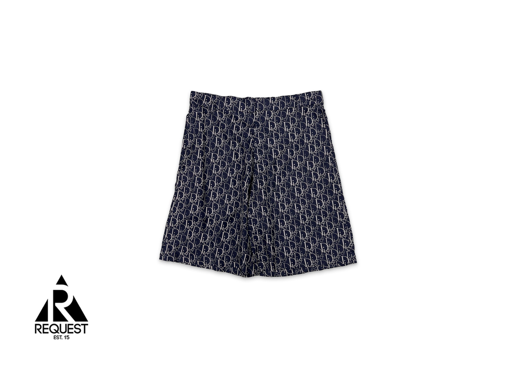 Request, Dior Pearl Logo Monogram Shorts “Navy”