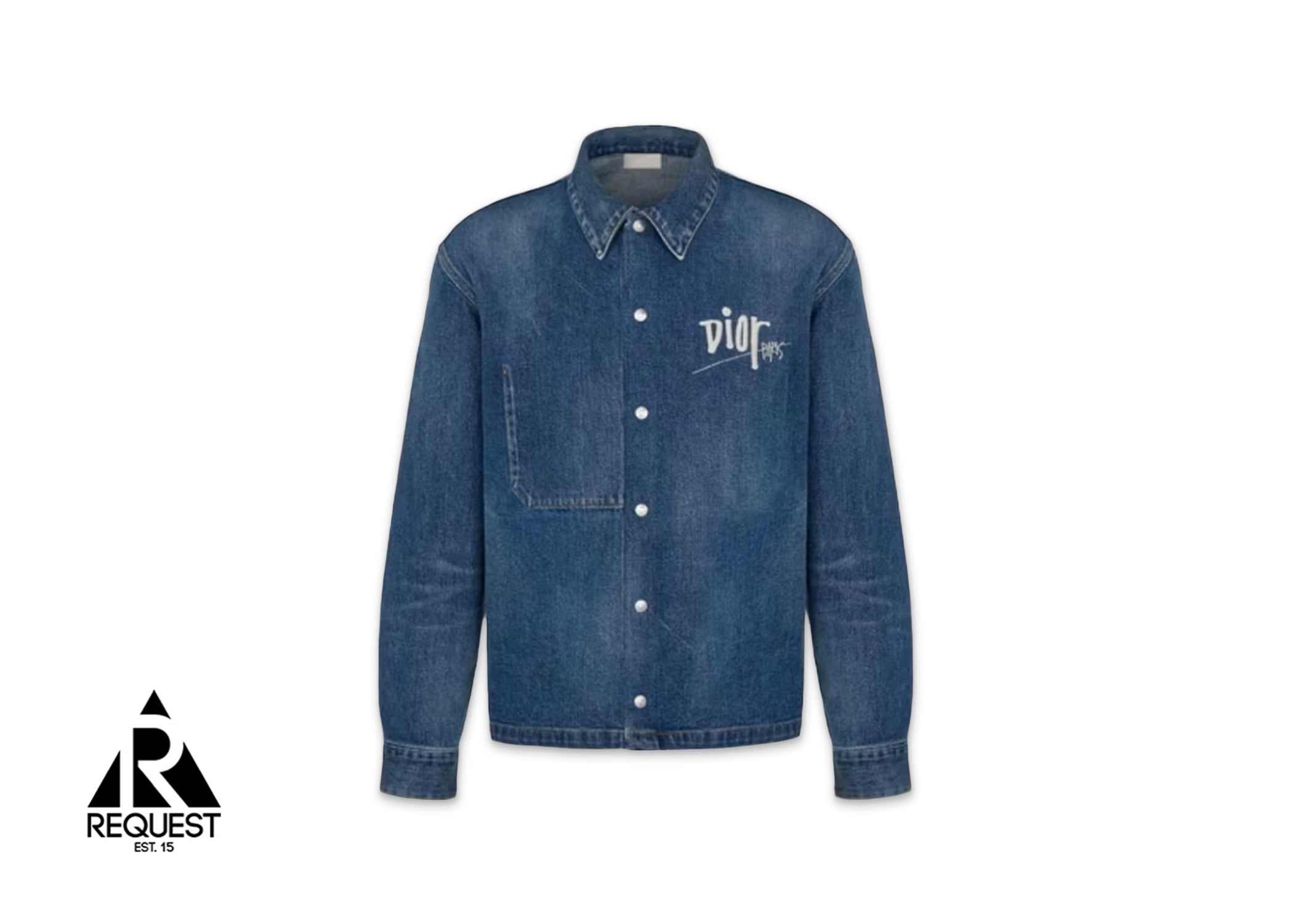 Dior And Shawn Denim Overshirt "Blue"