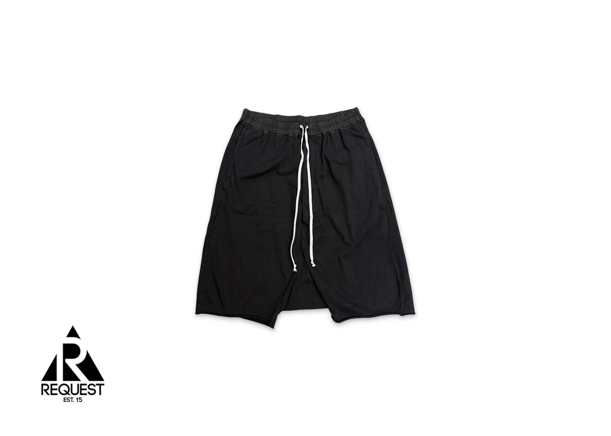 Rick Owens DRKSHDW, Drawstring Pods Shorts "Black"