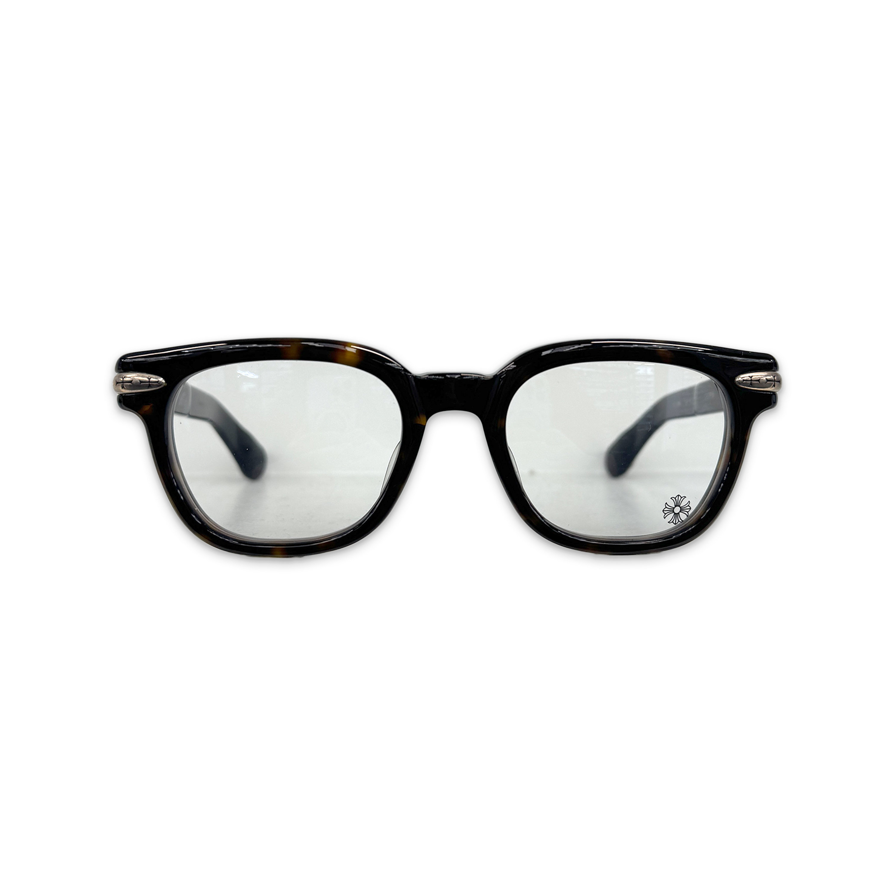 Chrome Hearts, Drippin Glasses "Tortoise Silver"