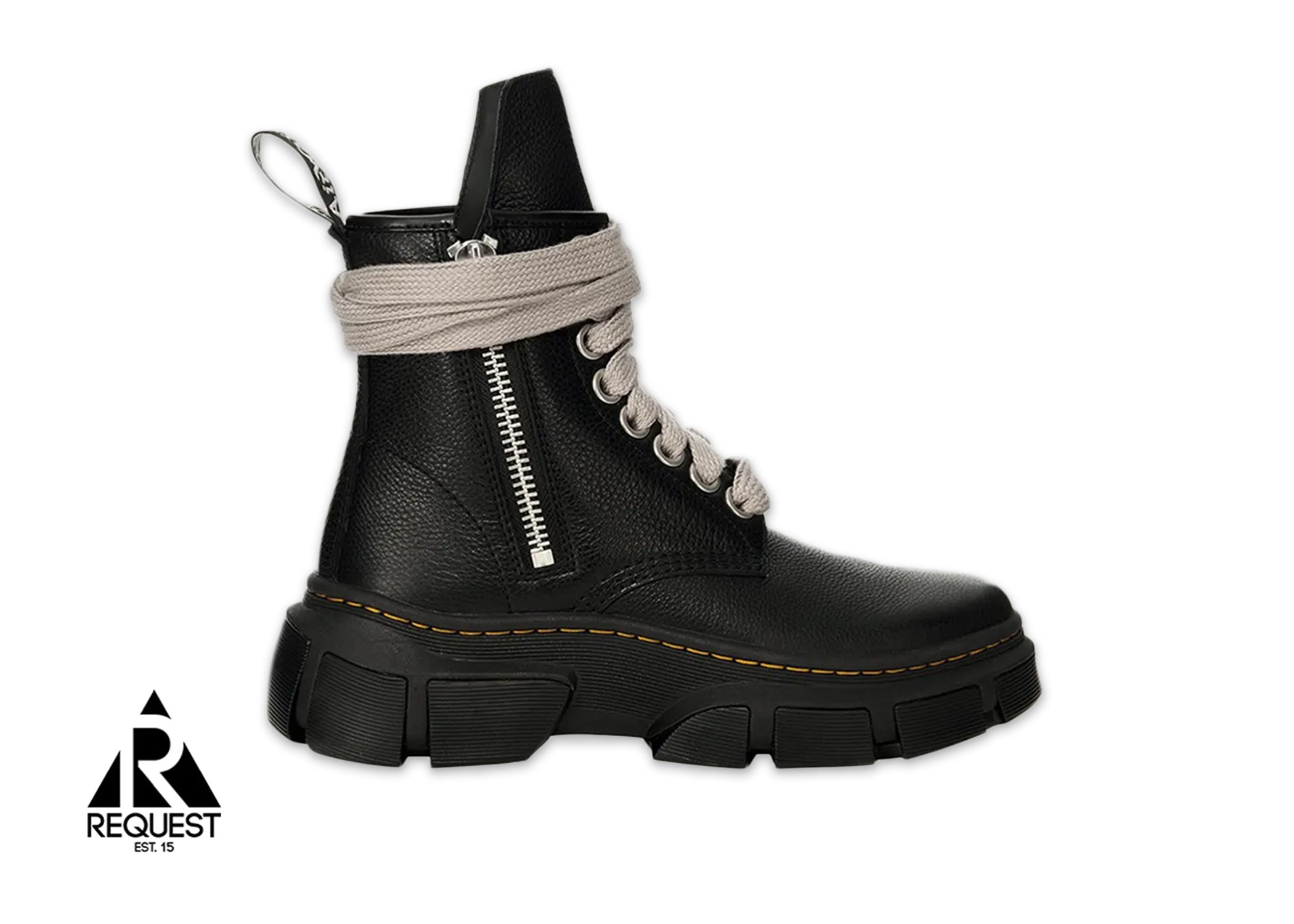 Dr. Martens 1460 DMXL Jumbo Lace Zip Boot "Rick Owens Black"