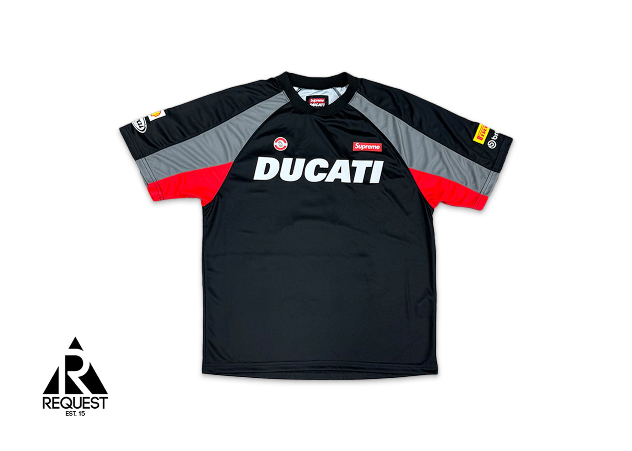 Supreme, Ducati Soccer Jersey "Black"