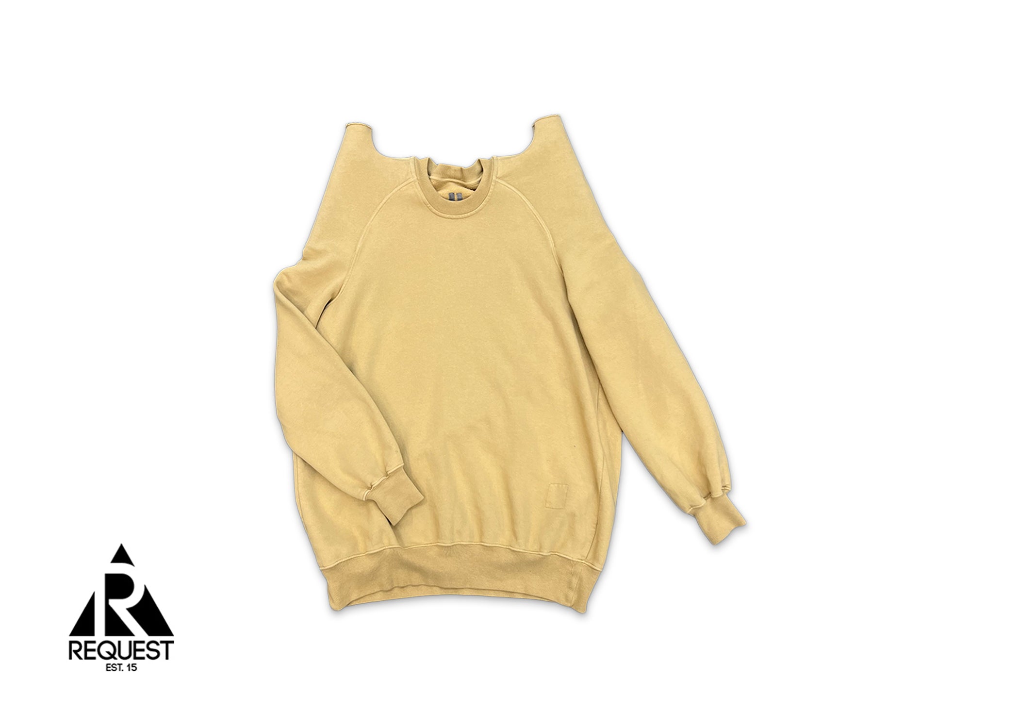 Rick Owens DRKSHDW, Tec Sweatshirt "Mustard"