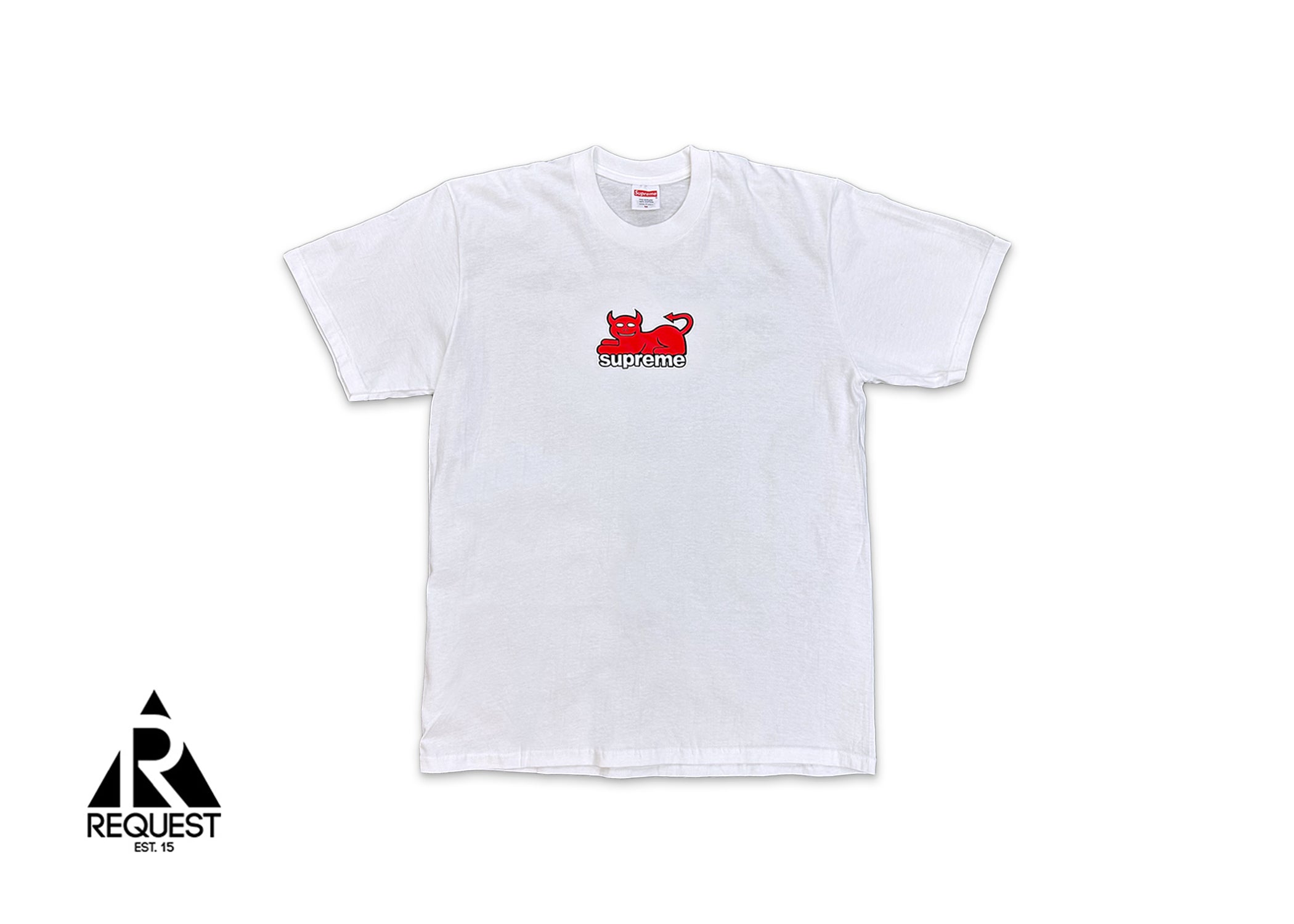 Supreme, Toy Machine Devil Cat Tee "White"