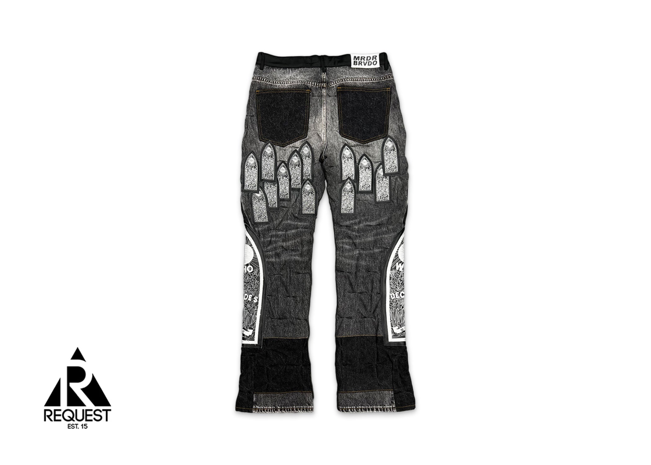 Who Decides War, Patched Arch Denim Jeans "Coal"