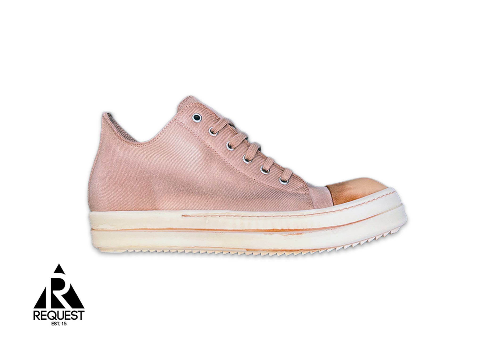 Rick Owens DRKSHDW Ramones Low “Faded Pink"