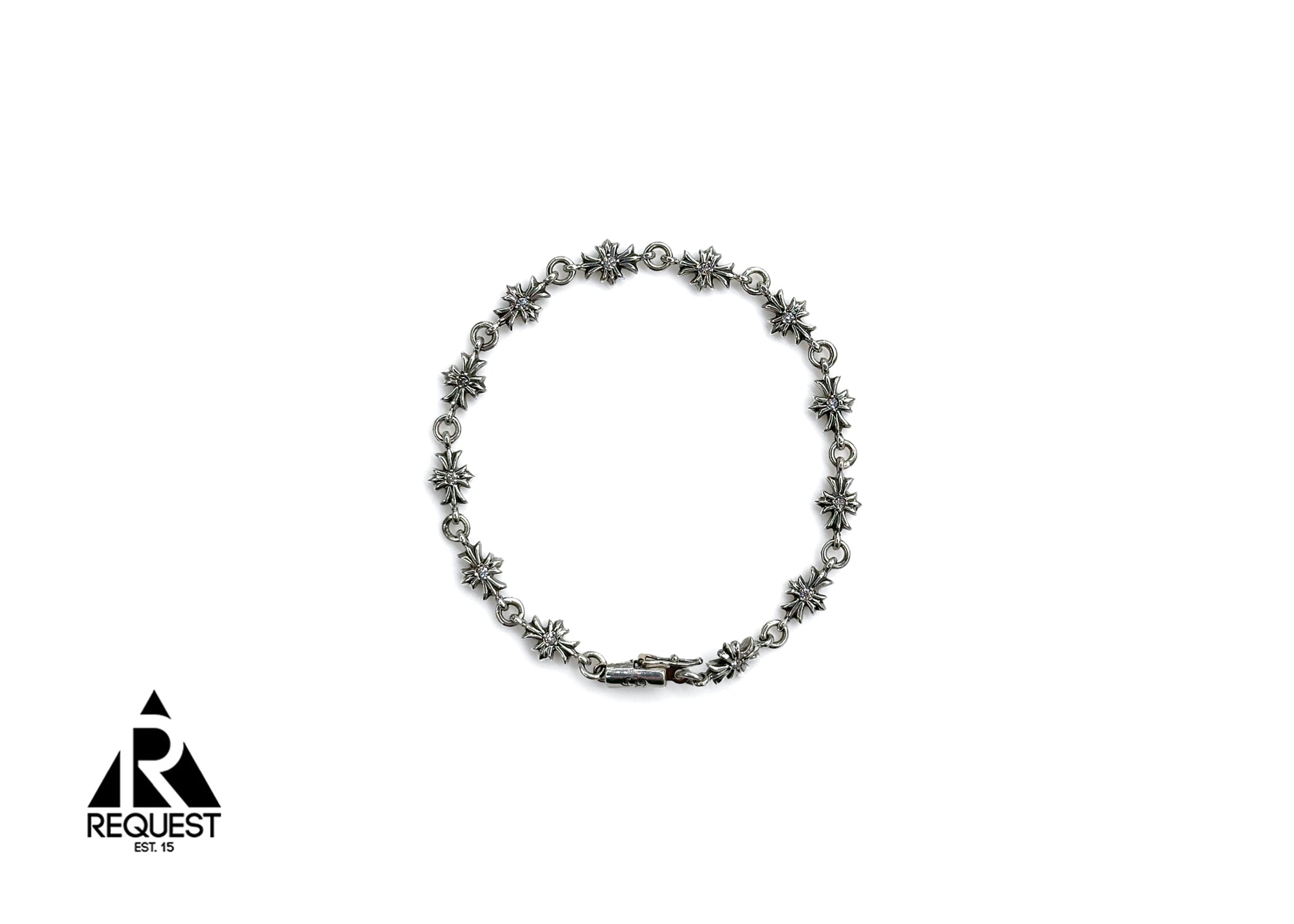 Chrome Hearts, Bracelet "Tiny E 12 Diamond Link"