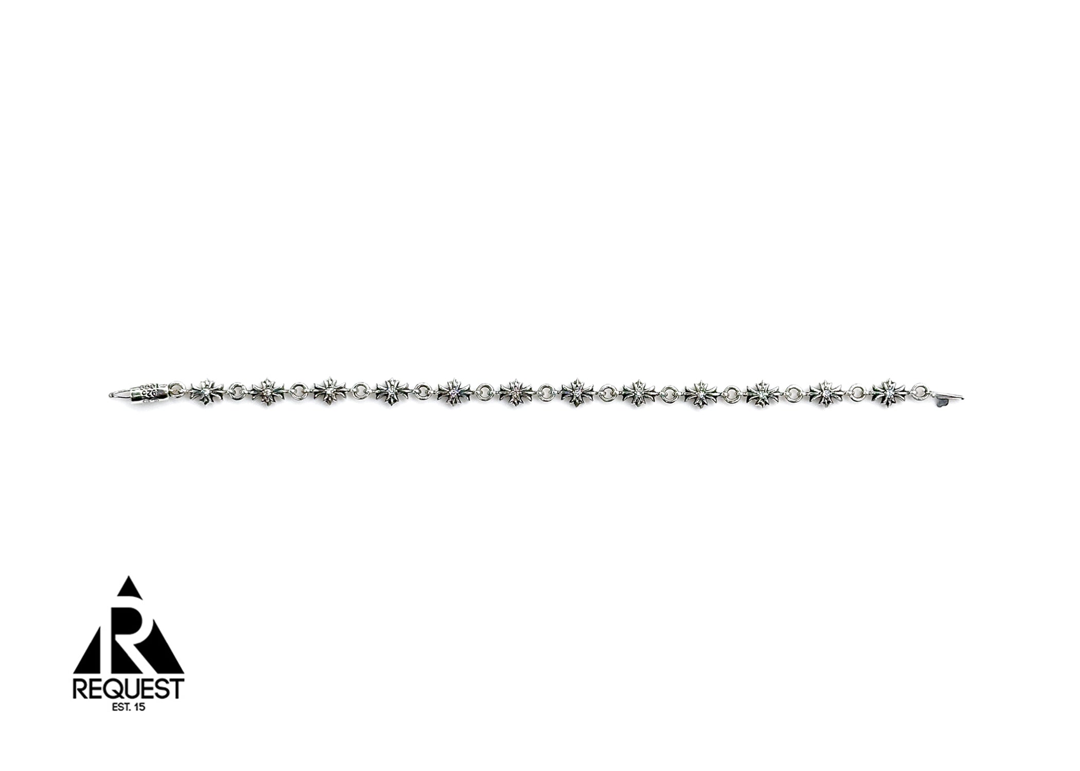 Chrome Hearts, Bracelet "Tiny E 12 Diamond Link"