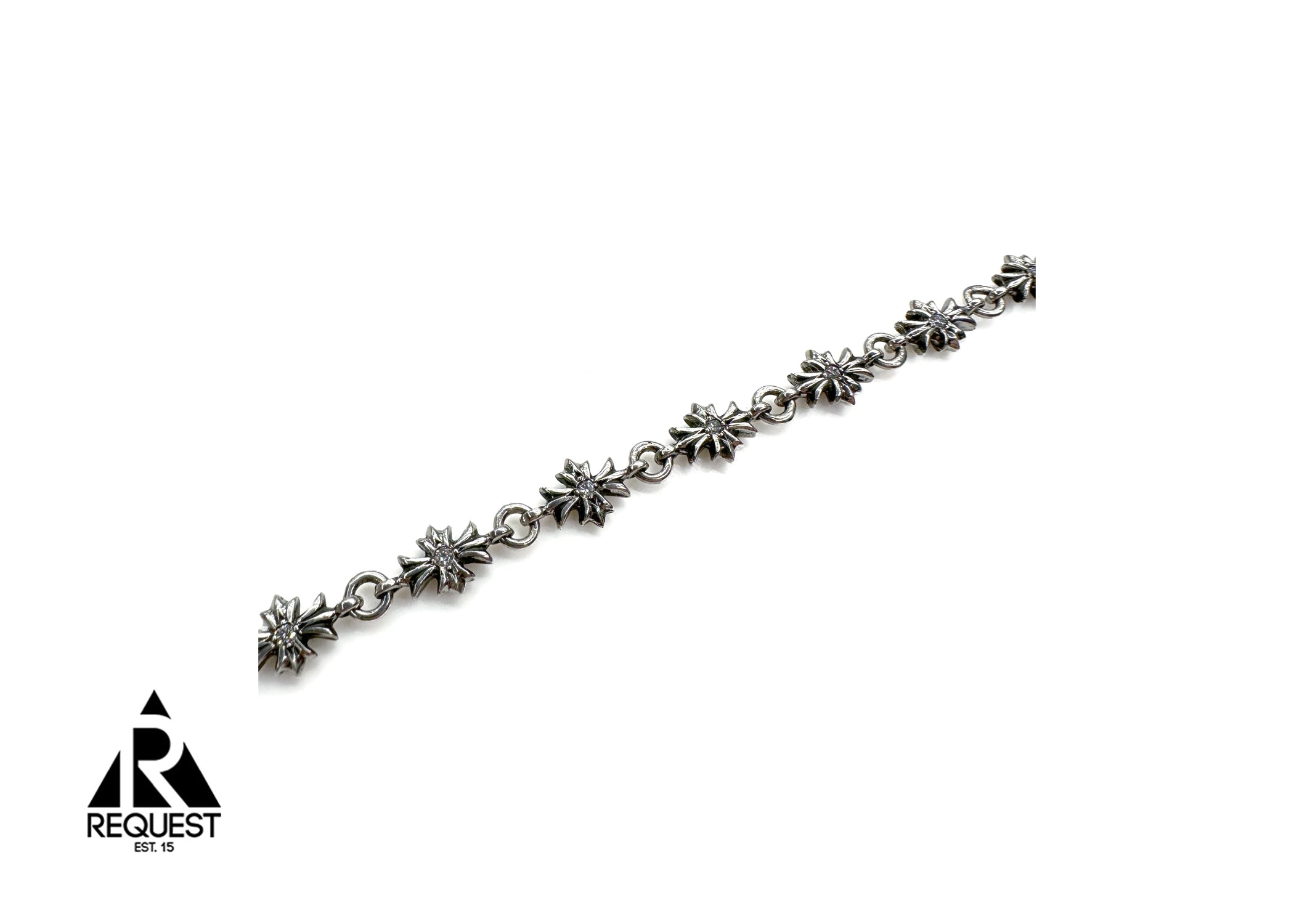 Chrome Hearts, Bracelet "Tiny E 12 Diamond Link"