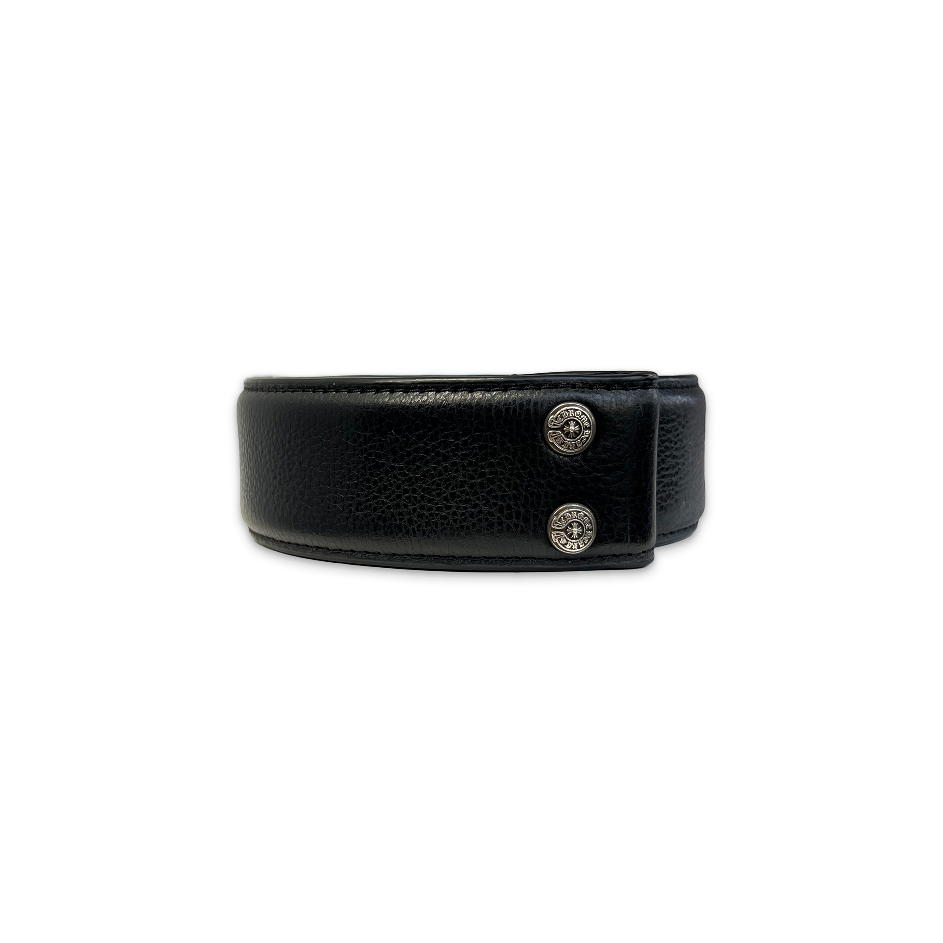 Chrome Hearts, Belt Strap "Black Leather"