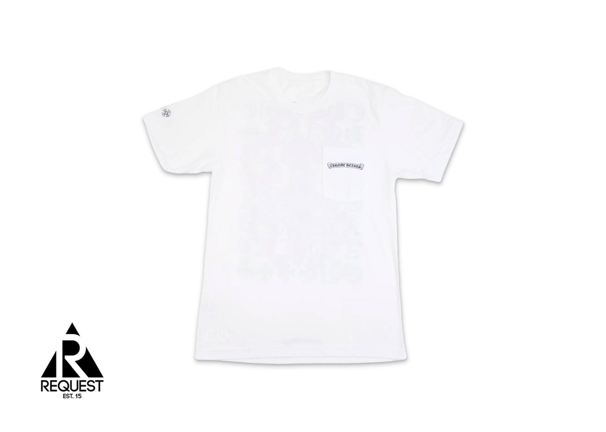 Chrome Hearts Eye Chart Dagger Tee "White"