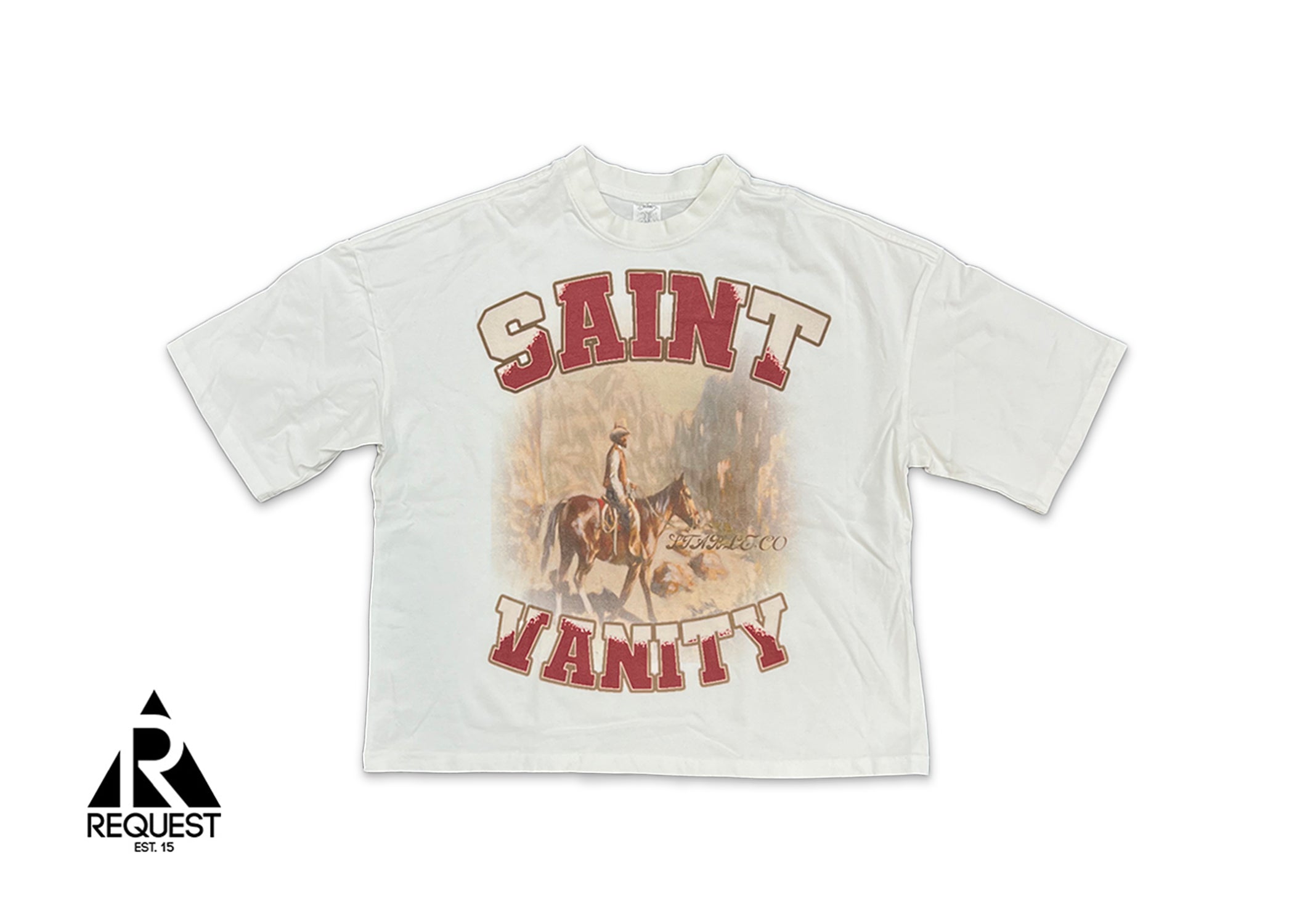 Saint Vanity Cowboy Tee "White"