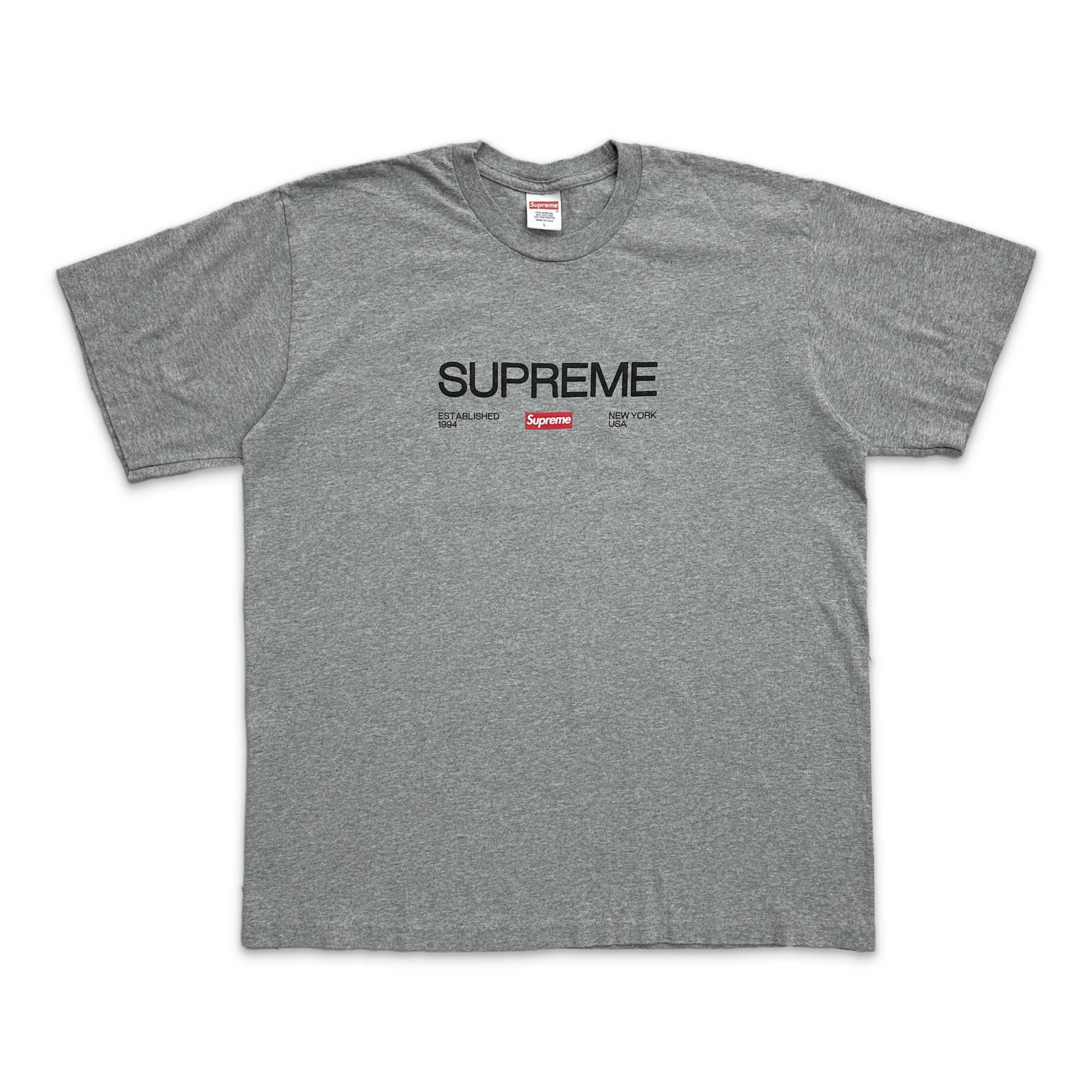 Supreme, Est. 1994 Tee "Heather Grey"
