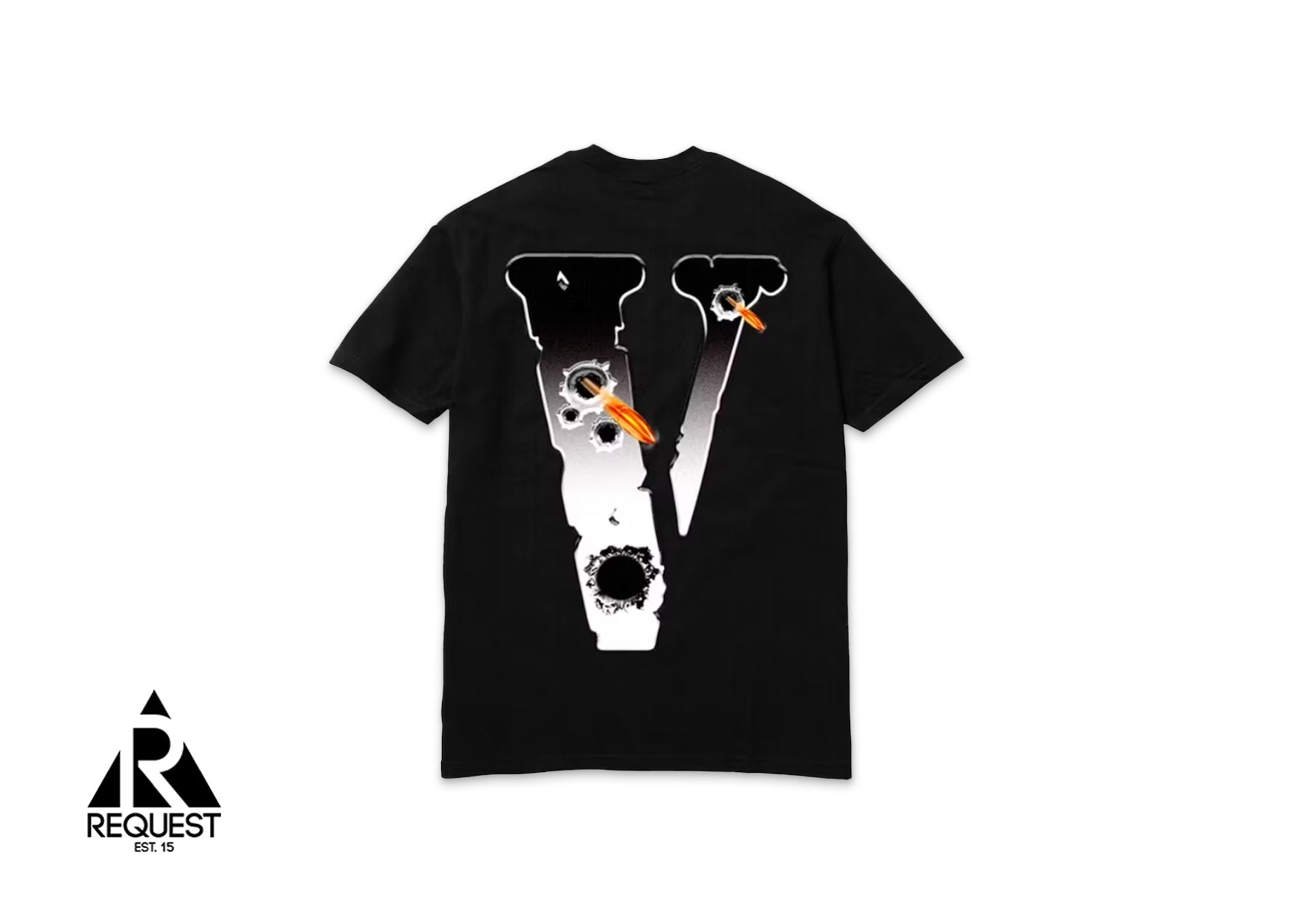 Vlone x Pop Smoke Hawk 'Em Tee "Black"