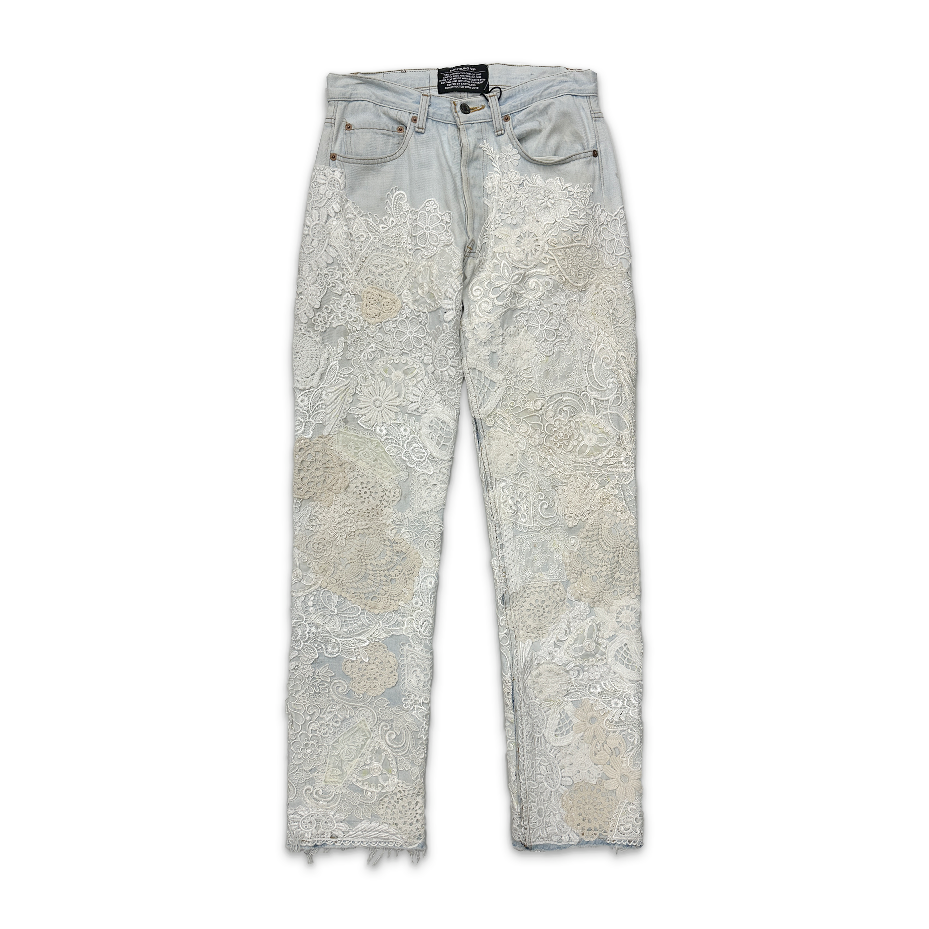 Request, Earthling VIP Denim "Poetic Lust White On Light Wash"