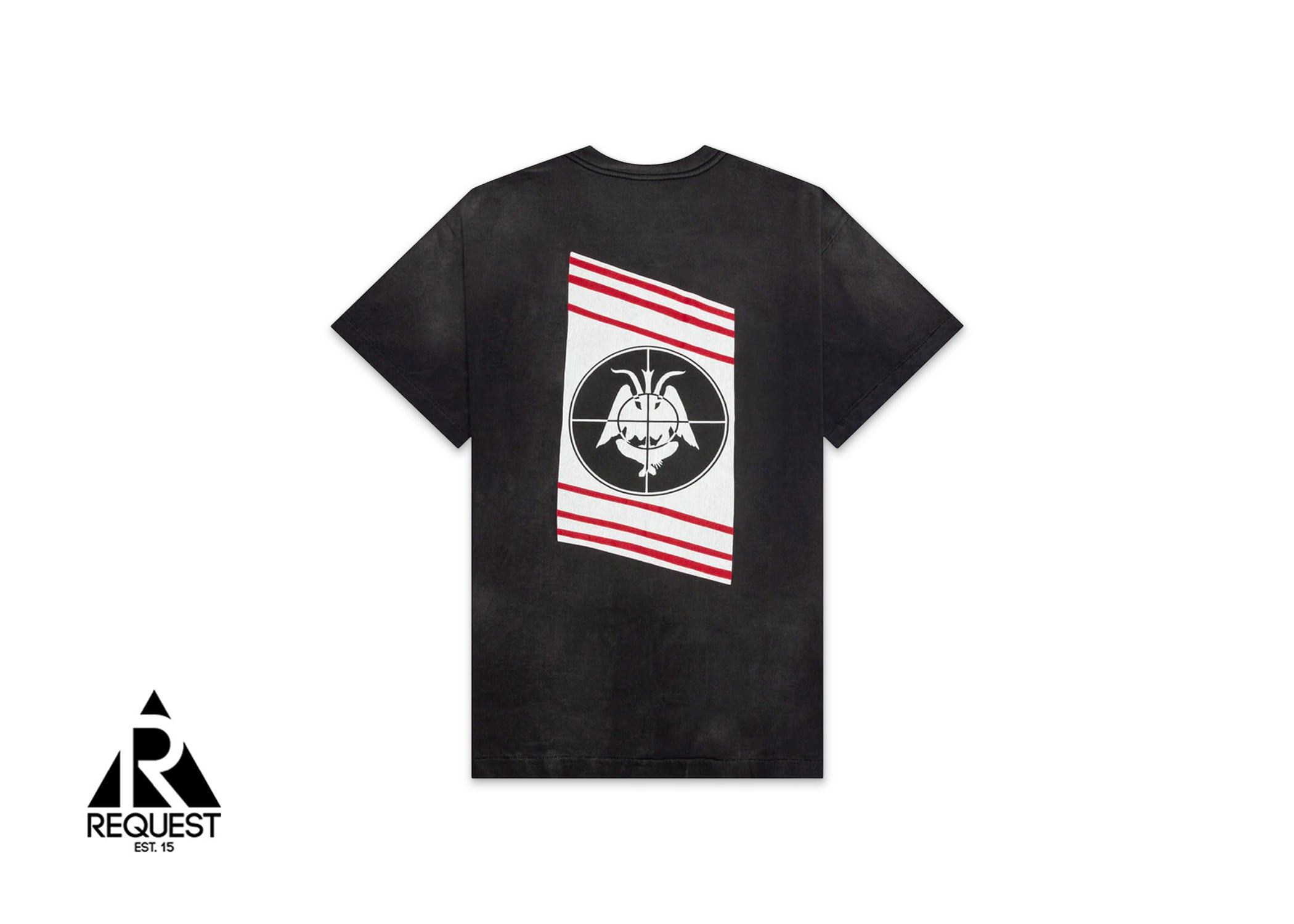 Saint Michael Satan Enemy Tee "Vintage Black"