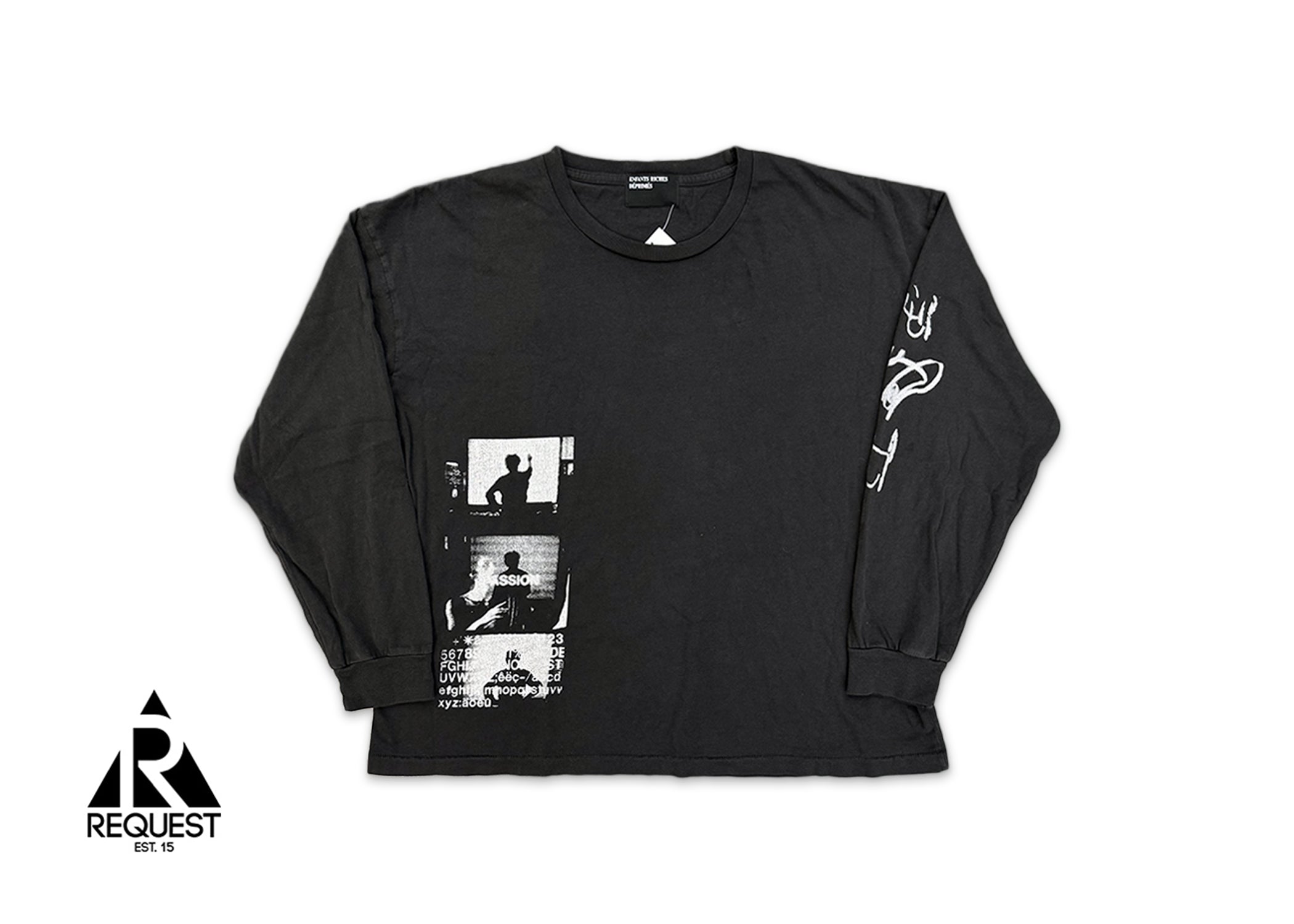 Enfants Riches Déprimes, Enfants Riches Déprimes Eternity & Time L/S Tee "Faded Black"