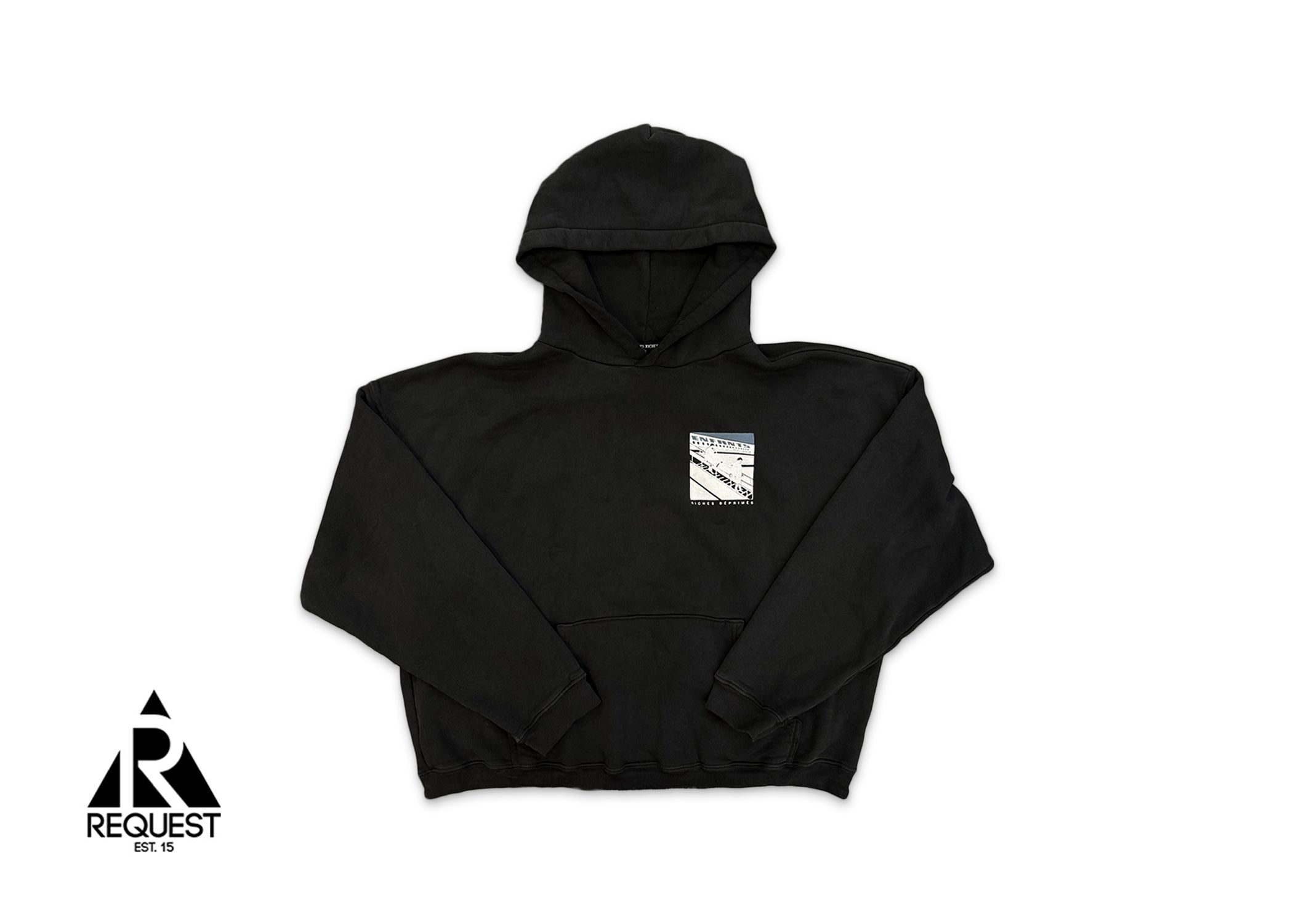 Enfants Riches Déprimes, Enfants Riches Déprimes Death In Flight Hoodie "Faded Black"