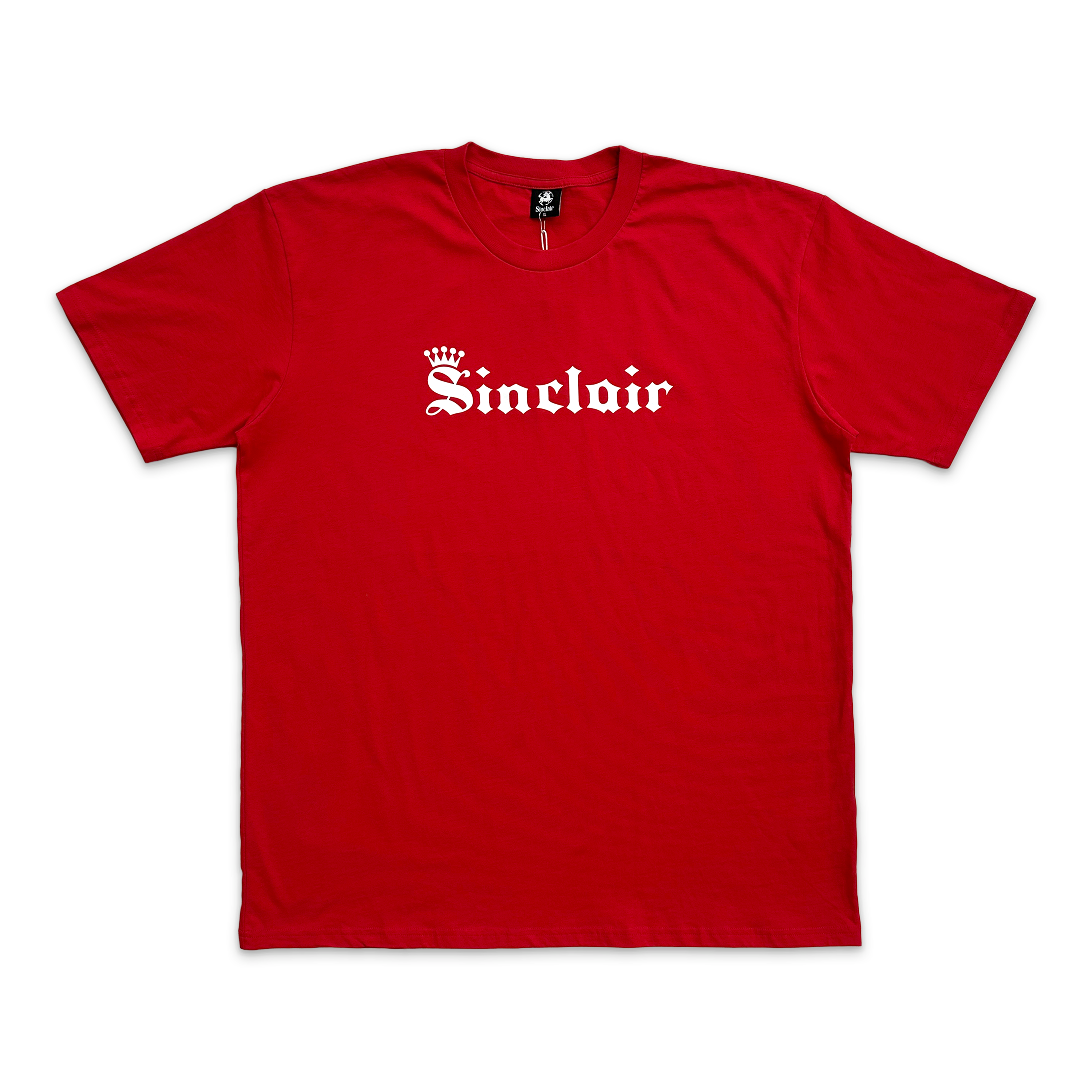 Sinclair, Old English Crown Tee "Red"