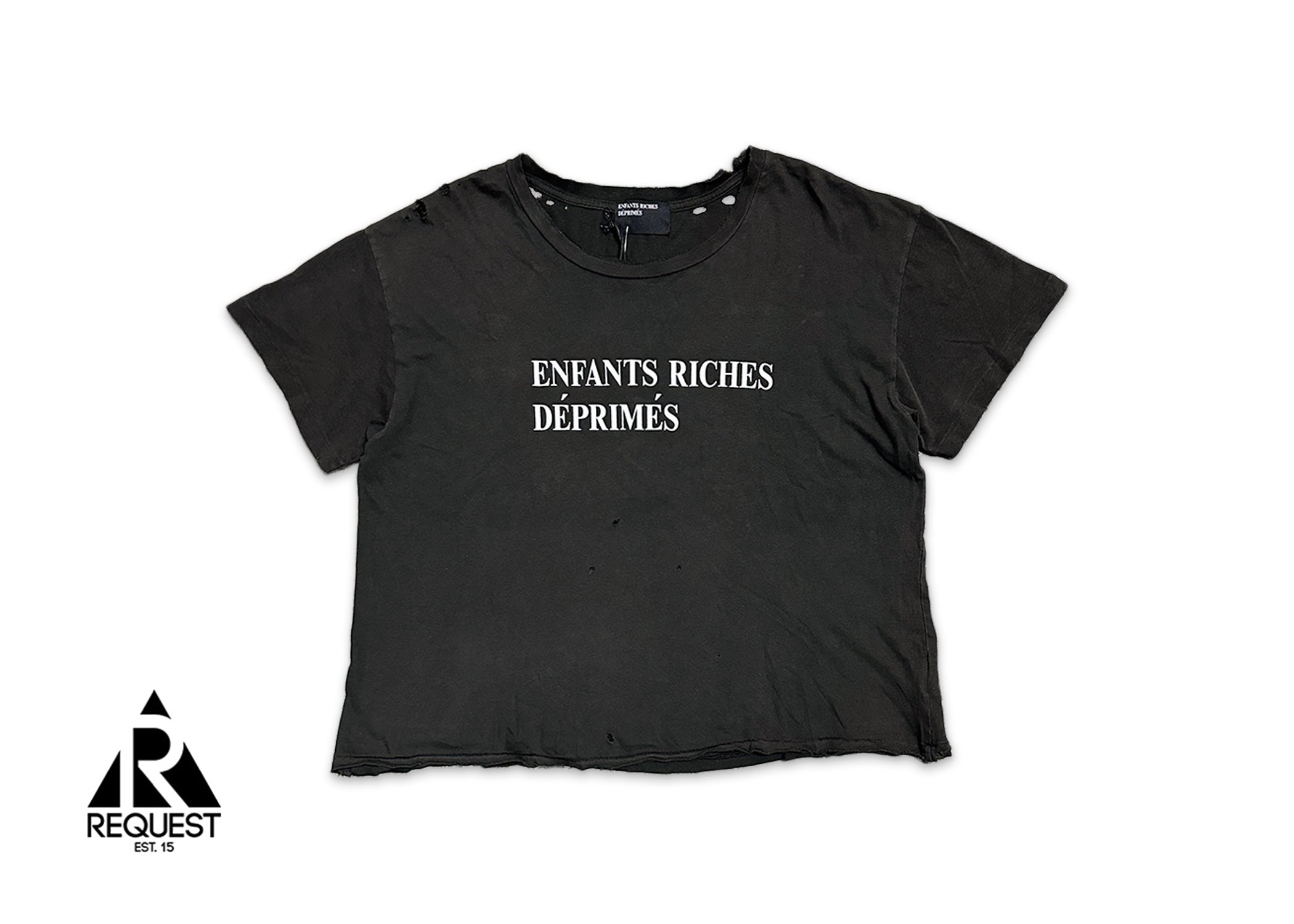 Enfants Riches Déprimes, Enfants Riches Déprimes Logo Tee "Vintage Black"