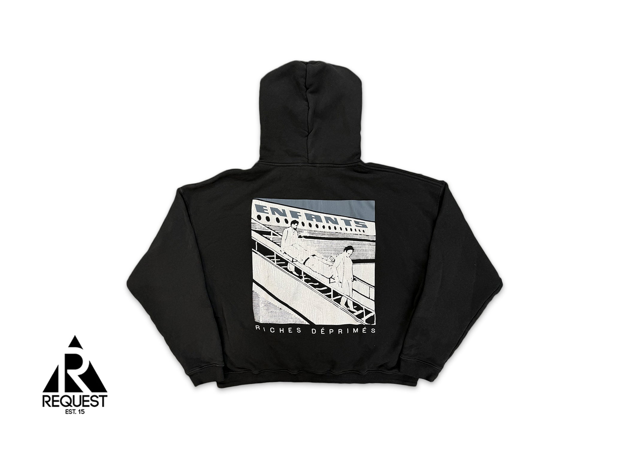 Enfants Riches Déprimes, Enfants Riches Déprimes Death In Flight Hoodie "Faded Black"