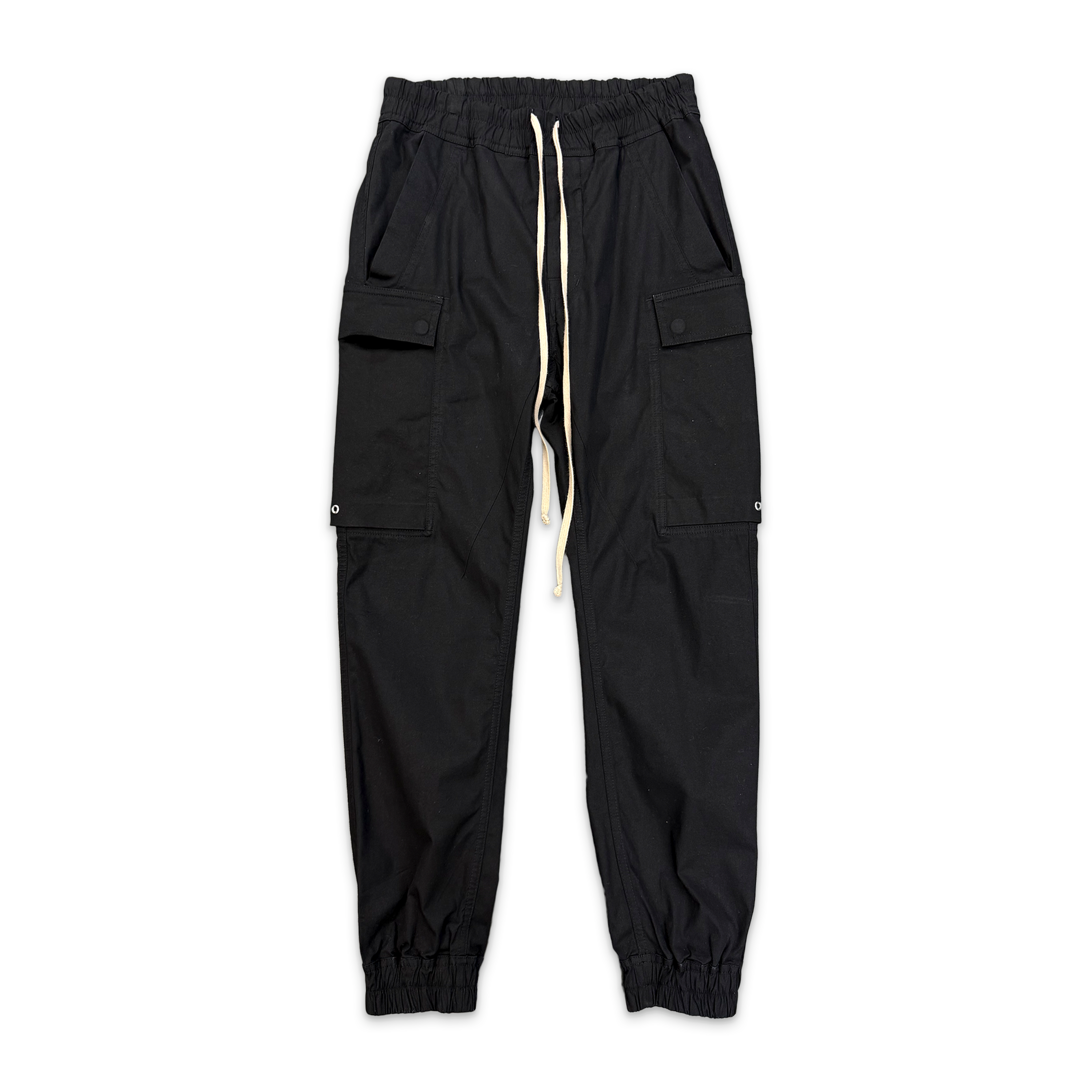 Rick Owens, Larry Cargo Jogger Pants "Black"