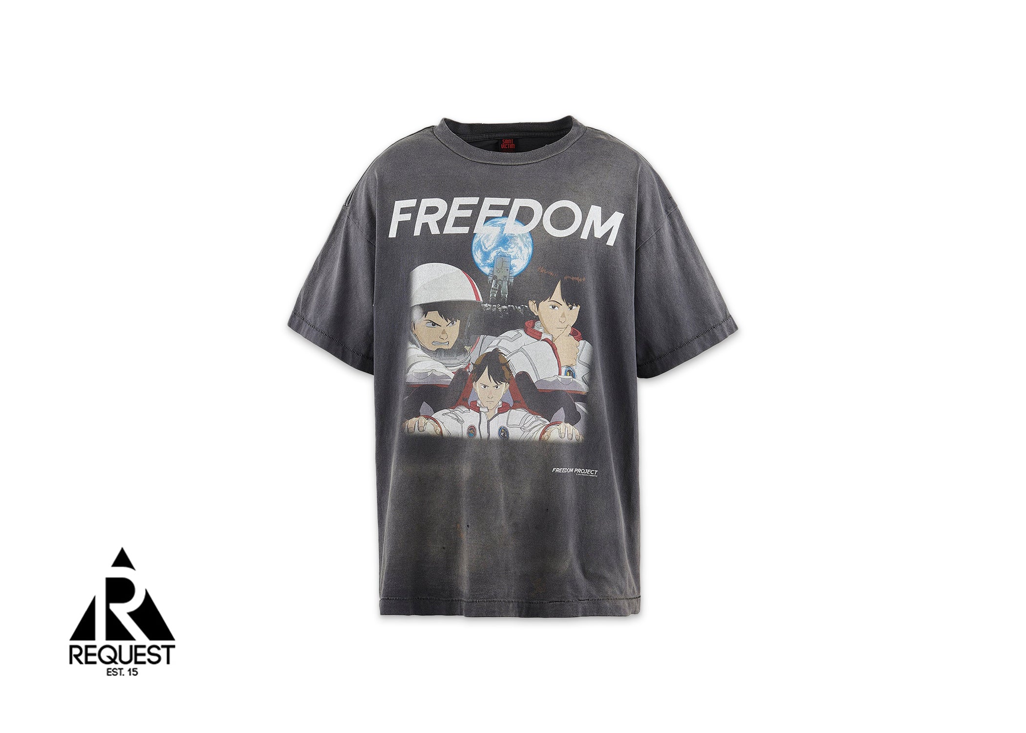 Saint Michael x Freedom Project Freedom Tee "Vintage Black"
