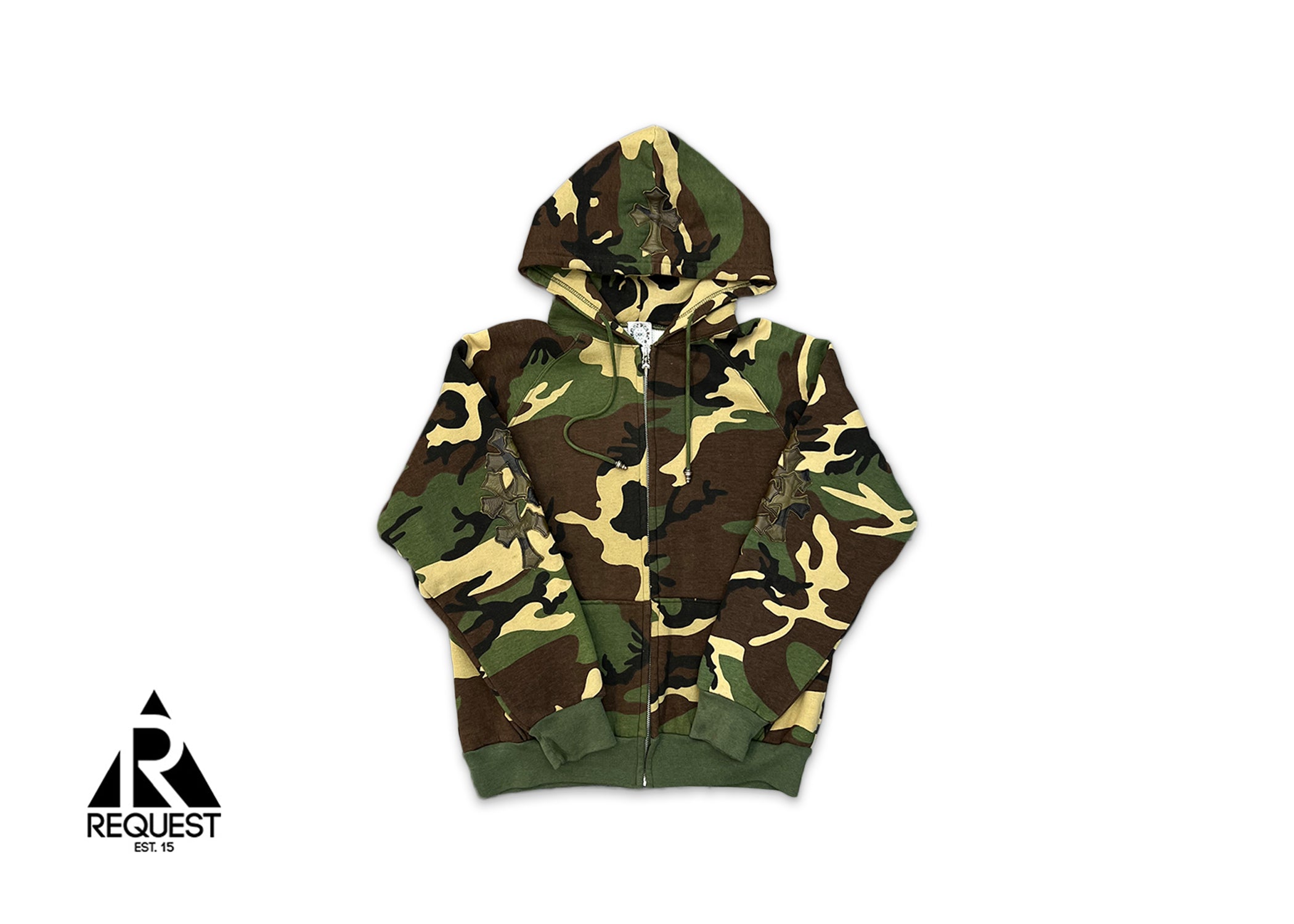 Chrome Hearts Camo Hoodie "Camo Crosses"