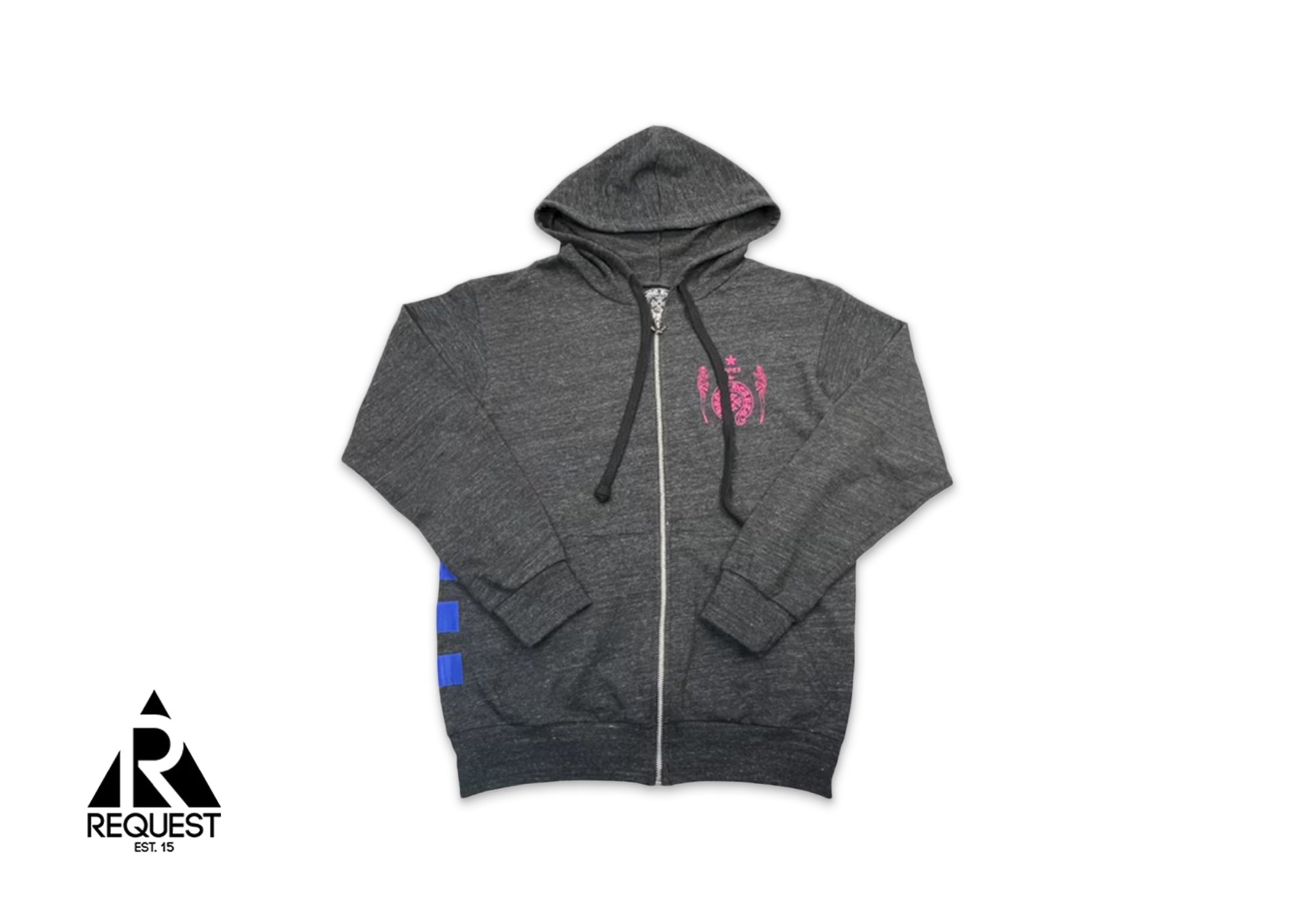 Chrome Hearts Heather Foti Zip Up Jacket "Grey Pink"