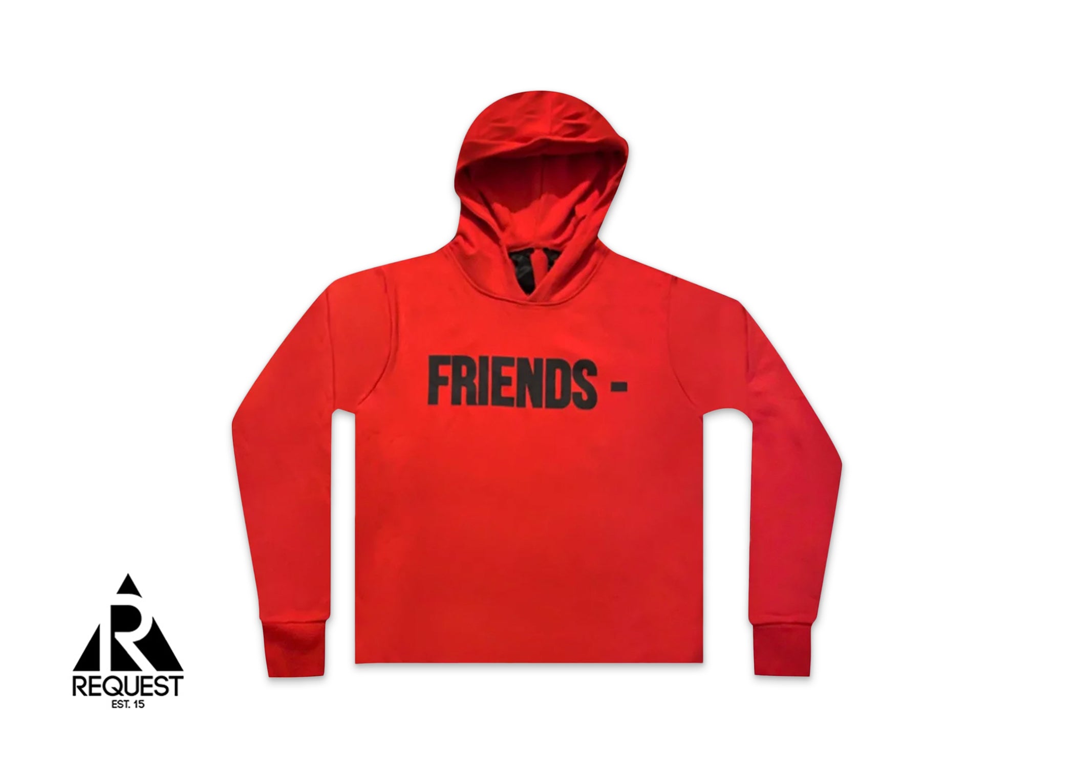 Vlone Friends Hoodie "Red/Black"