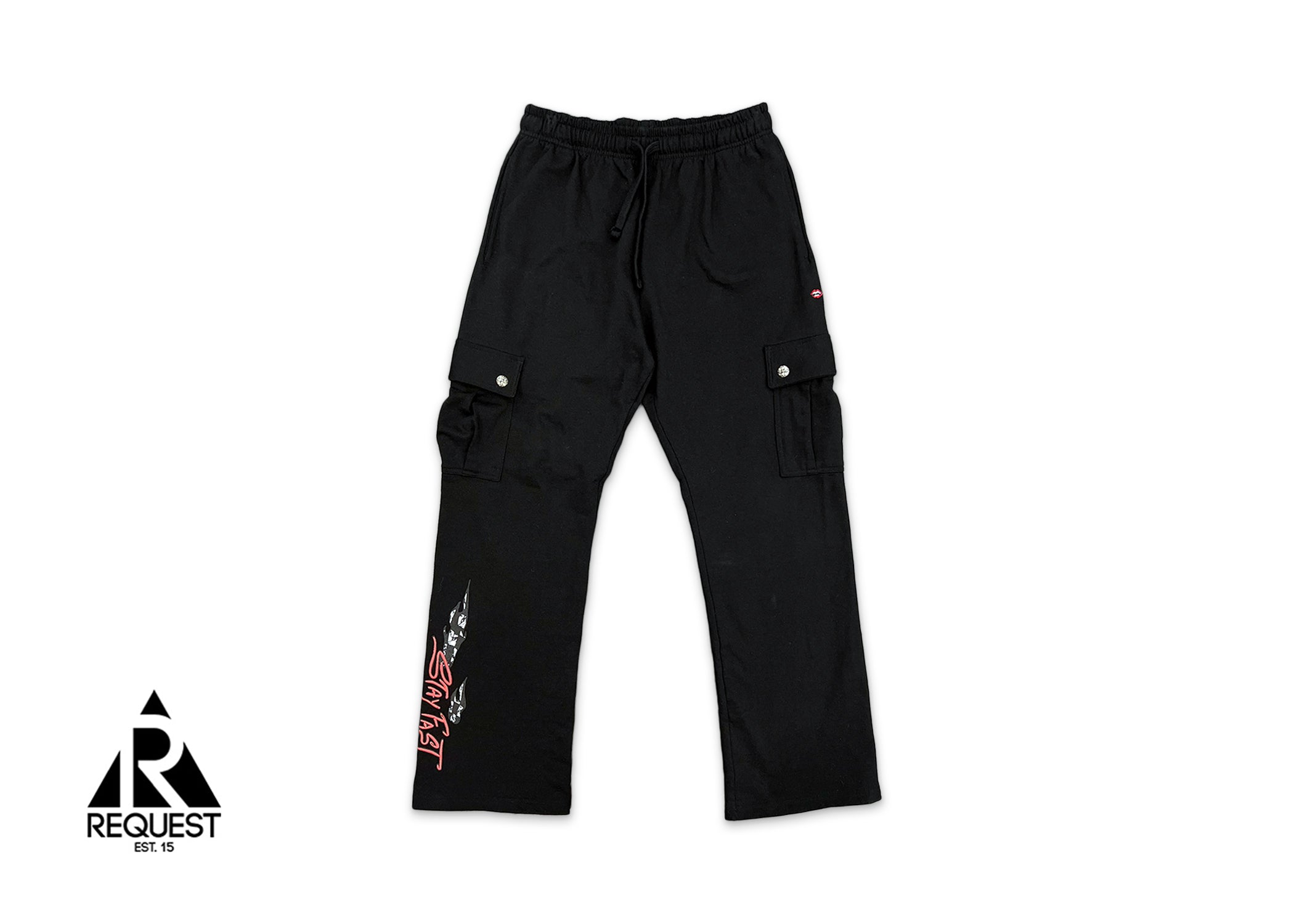 Chrome Hearts Matty Boy Stay Fast Cargo Sweatpants "Black"