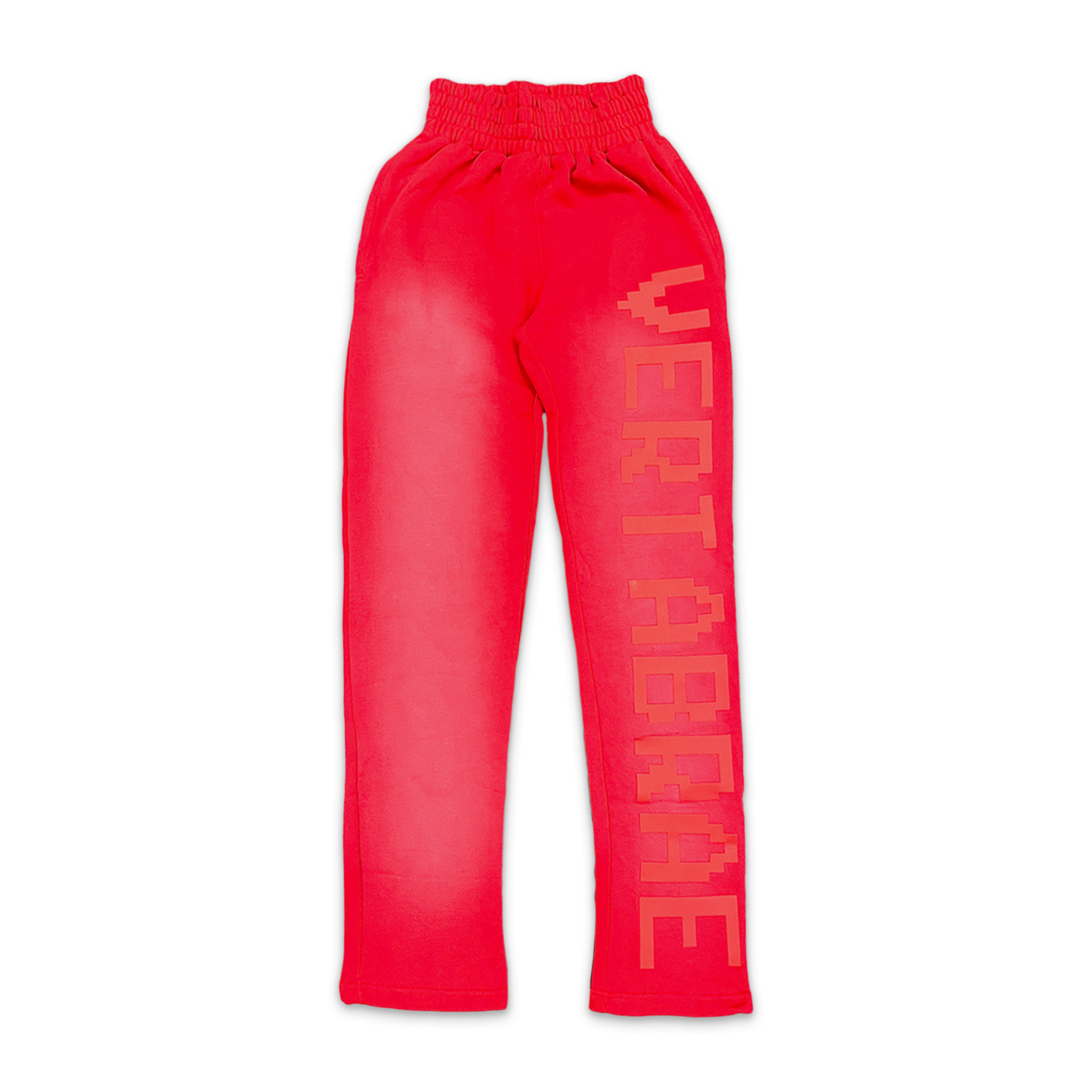 Vertabrae, Sweatpants "Washed Red/Red"