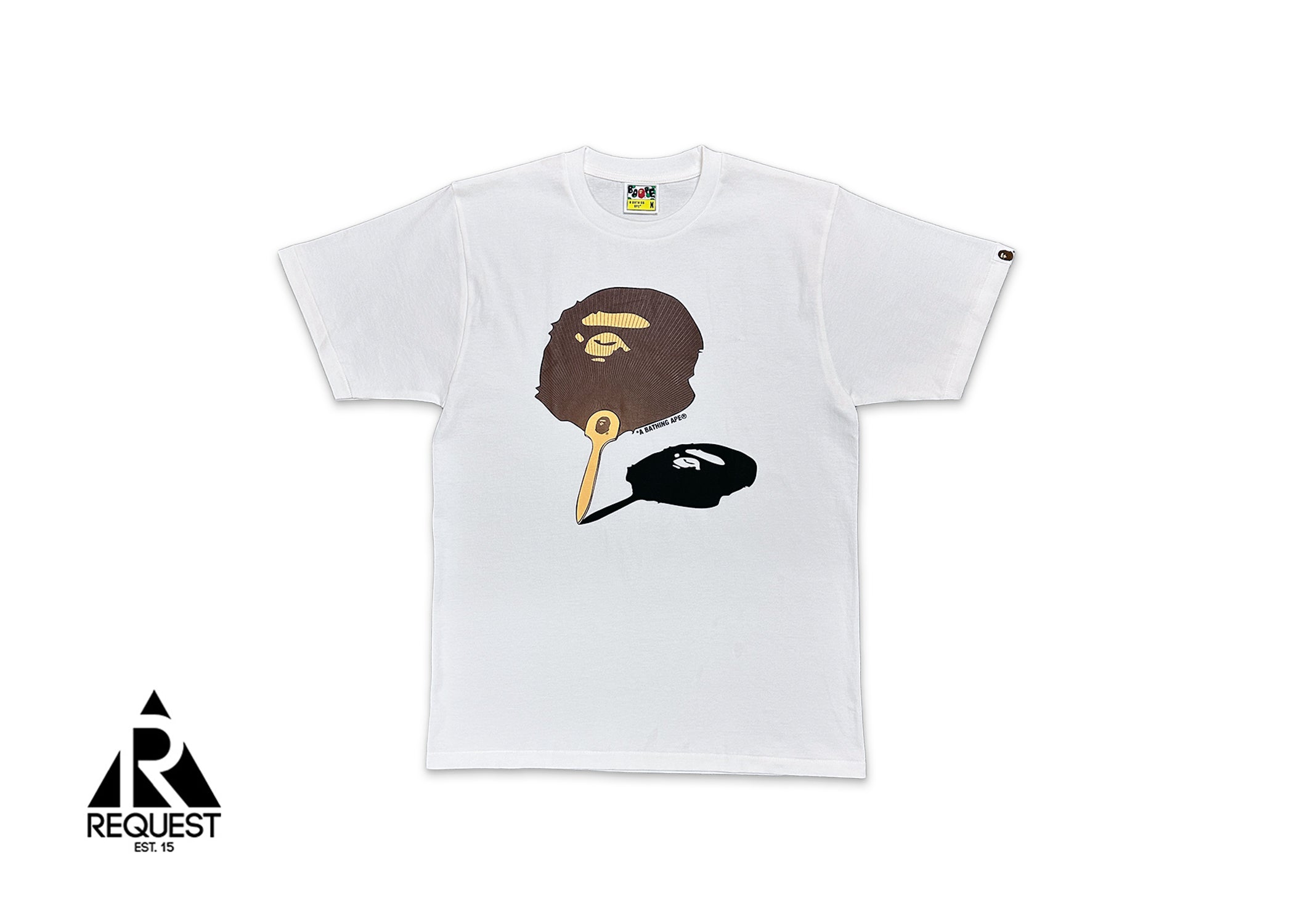 A Bathing Ape (BAPE), Fan Ape Head Tee "White"