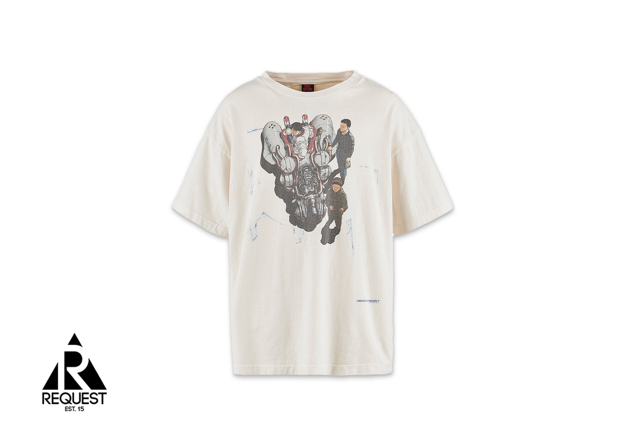 Saint Michael x Freedom Project Bike Tee "Vintage White"