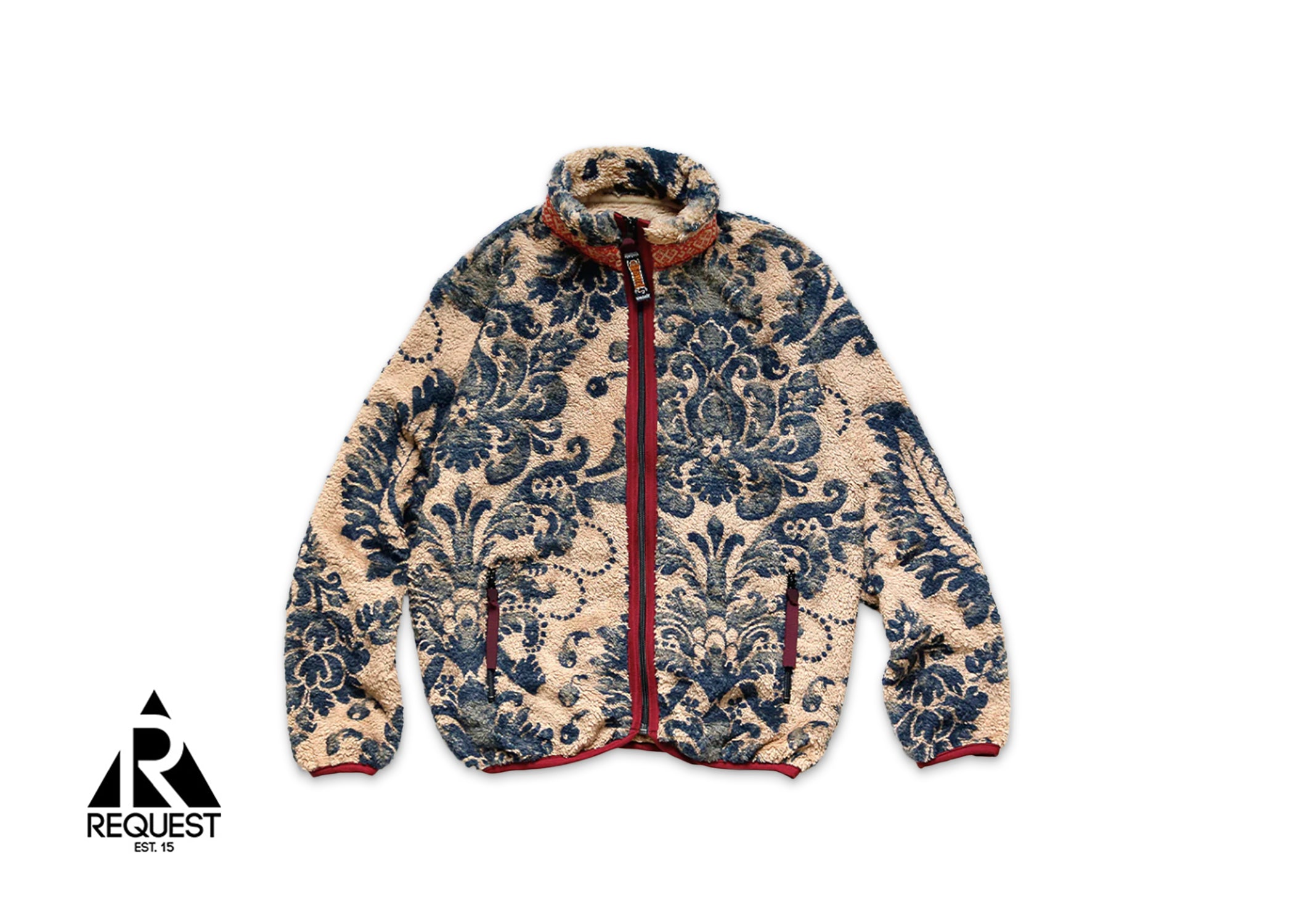 Kapital Damask Fleece Zip Blouson "Beige"