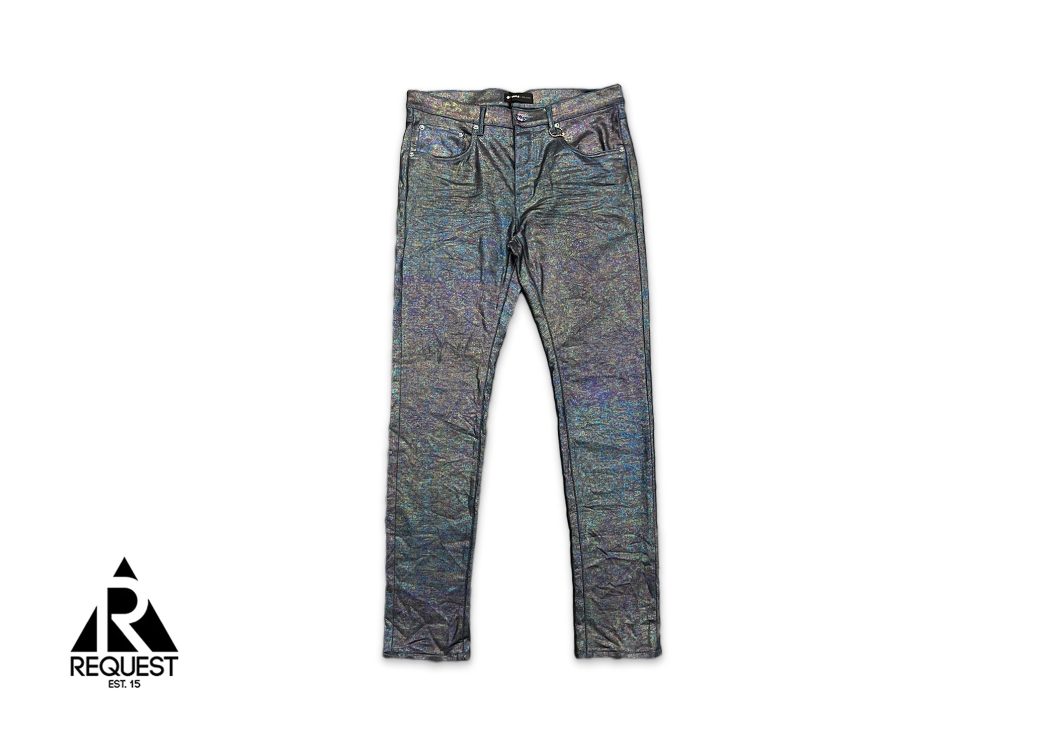 Request, Purple Brand "Raw Indigo Prism Jean"